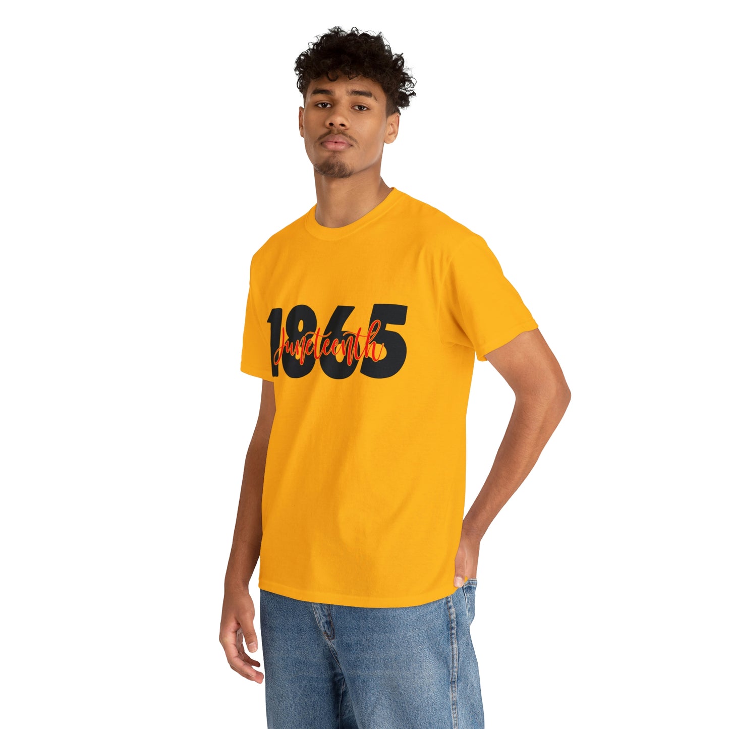 Juneteenth-Red Unisex Heavy Cotton Tee