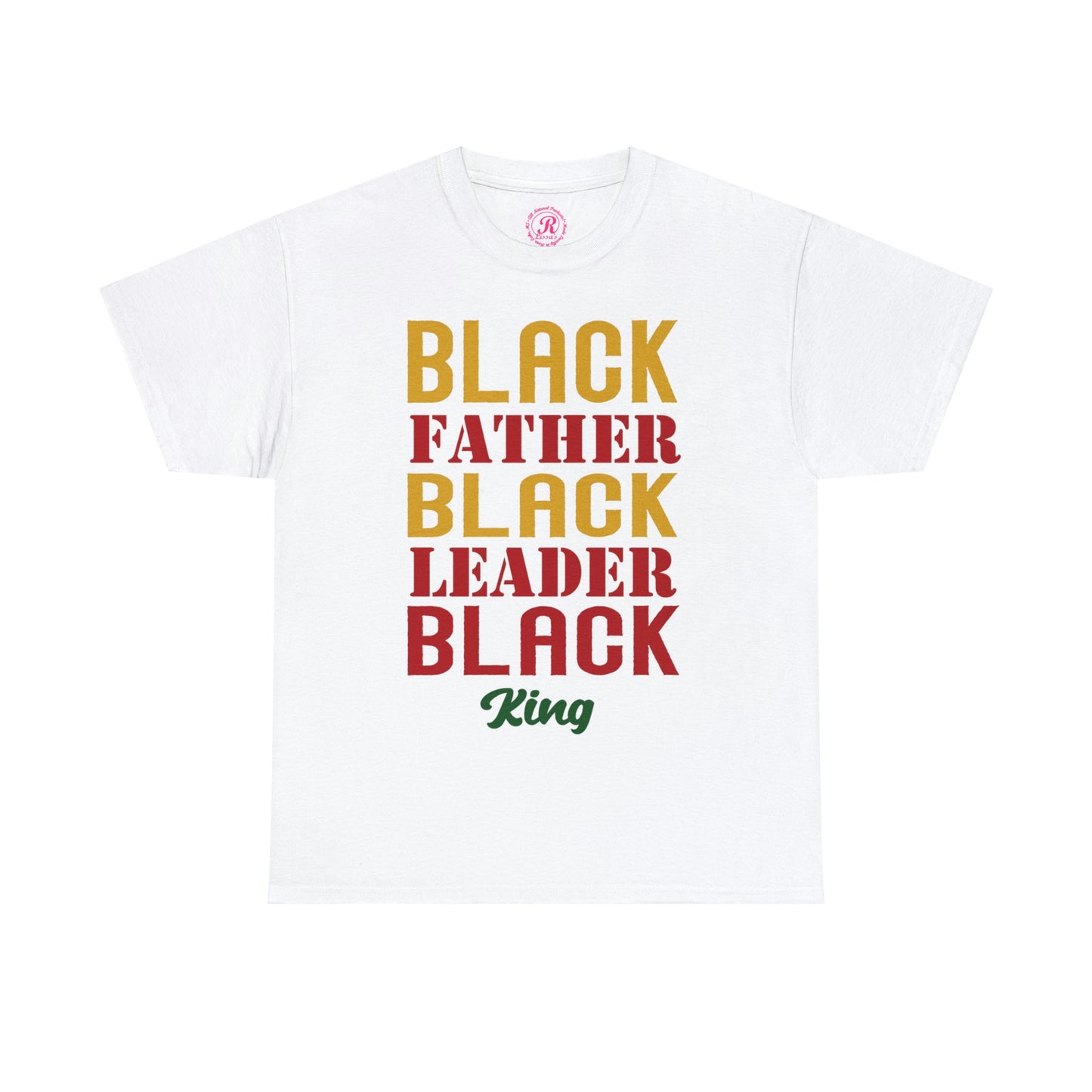 Black Fathers Block Unisex Heavy Cotton Tee