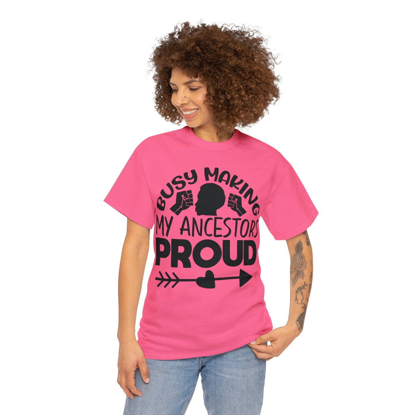 Busy Making Ancestors Unisex Heavy Cotton Tee
