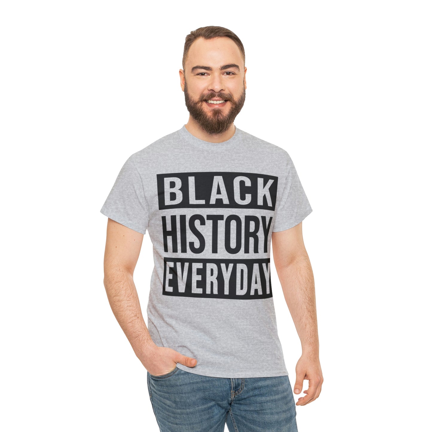 Black History Everyday Unisex Heavy Cotton Tee