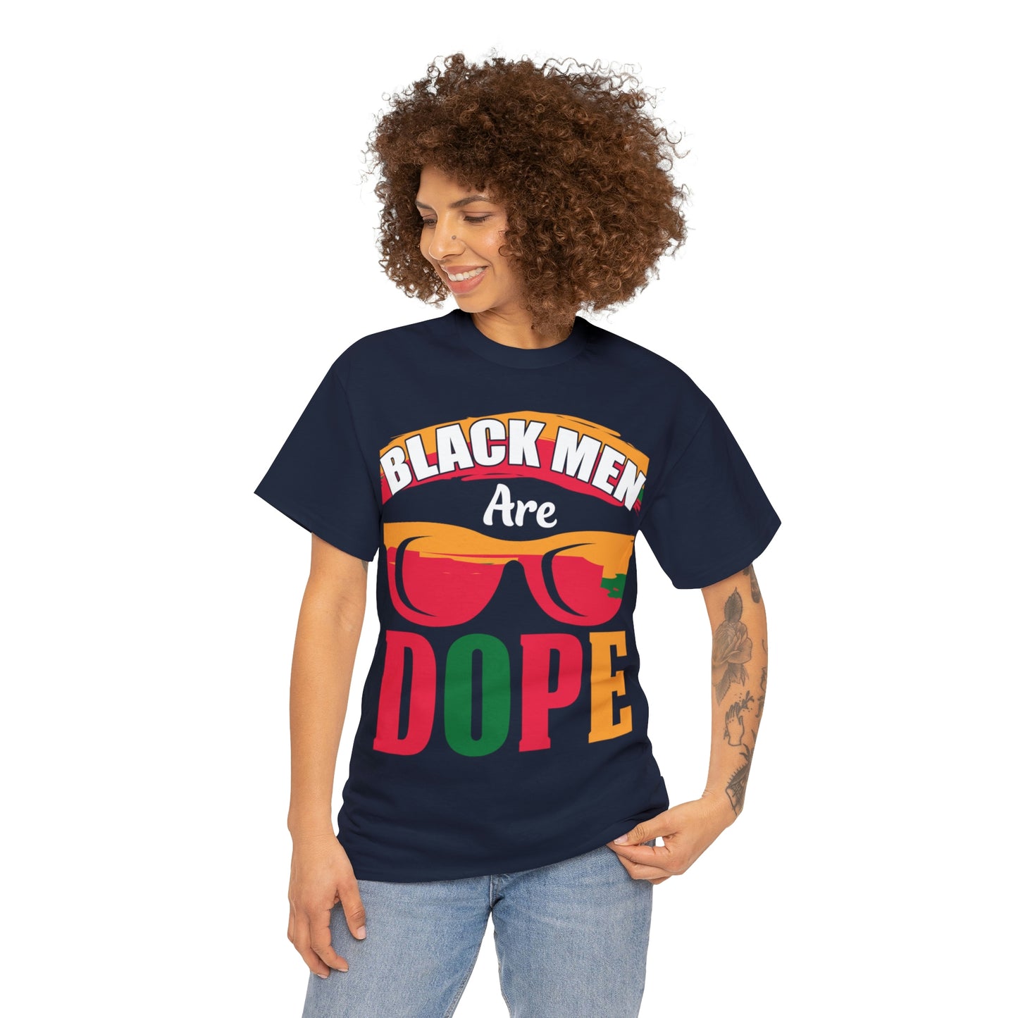 Black Man Dope Unisex Heavy Cotton Tee