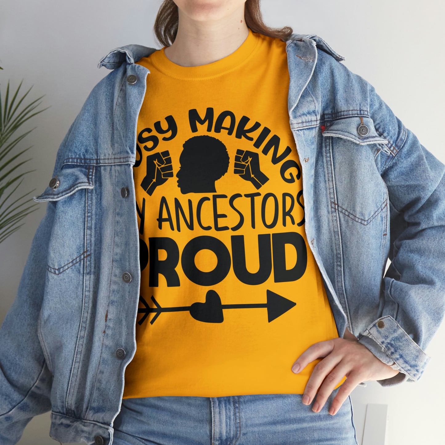 Busy Making Ancestors Unisex Heavy Cotton Tee