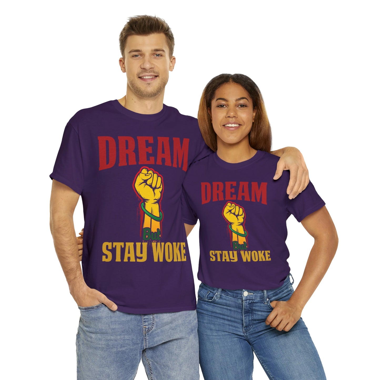 Dream/Woke Unisex Heavy Cotton Tee