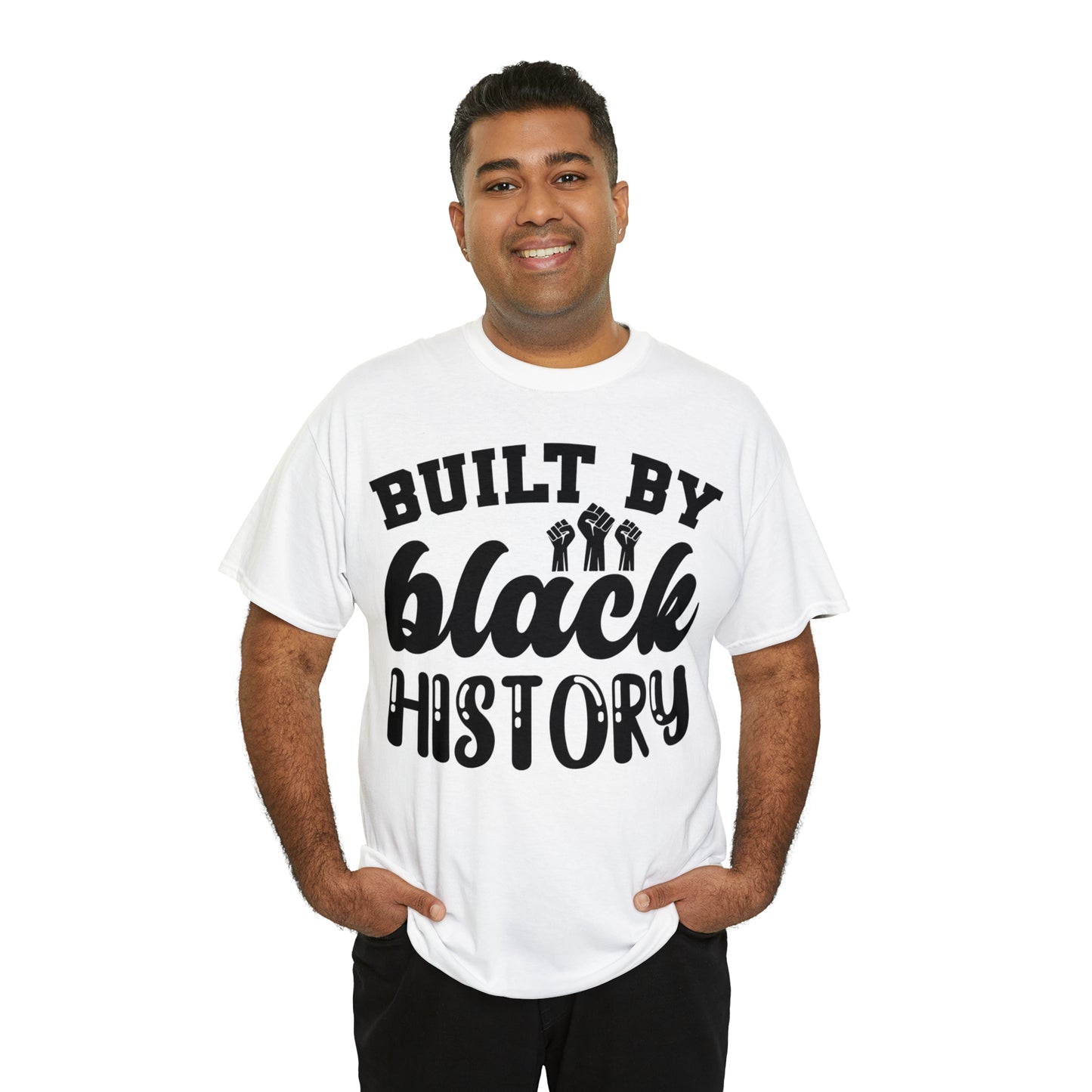 Built (Vinyl Cut-1 Color) Unisex Heavy Cotton Tee