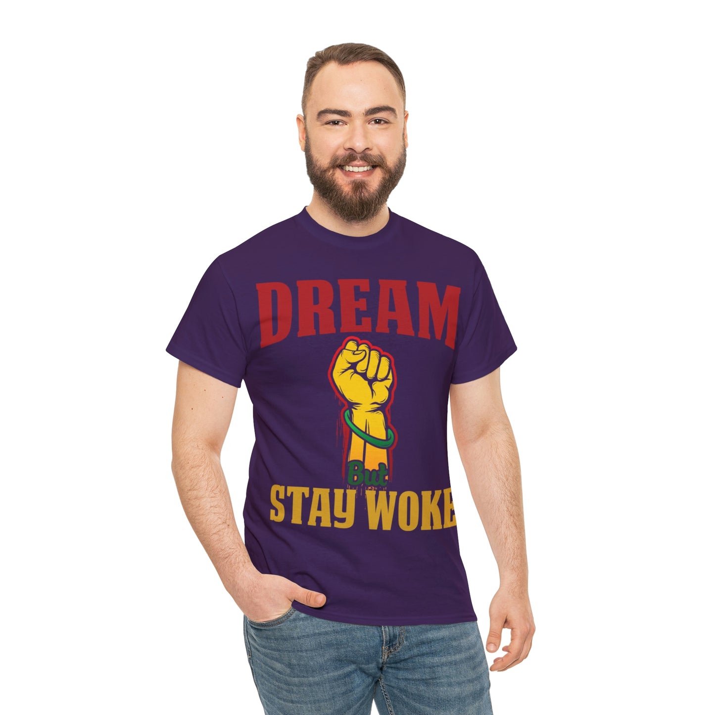 Dream/Woke Unisex Heavy Cotton Tee