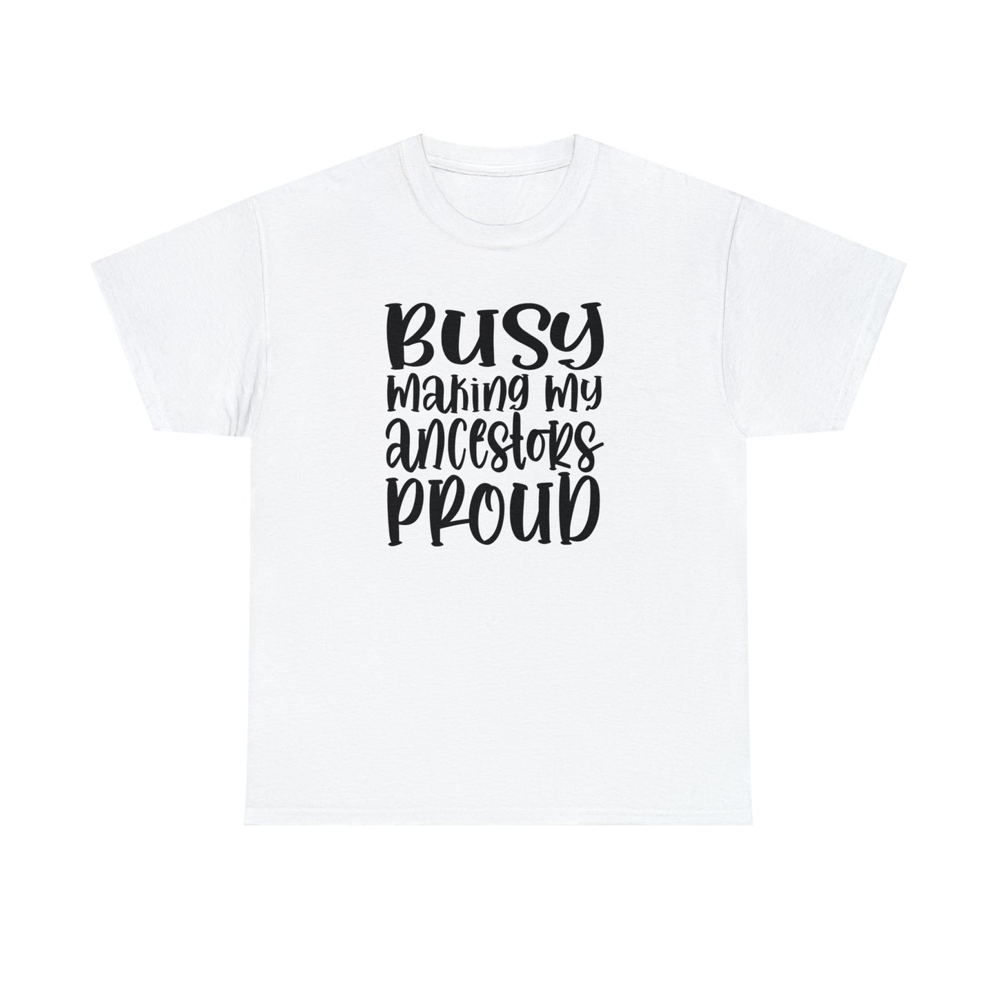 Proud (Vinyl Cut-1 color) Unisex Heavy Cotton Tee