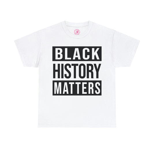 Black History Matters Unisex Heavy Cotton Tee