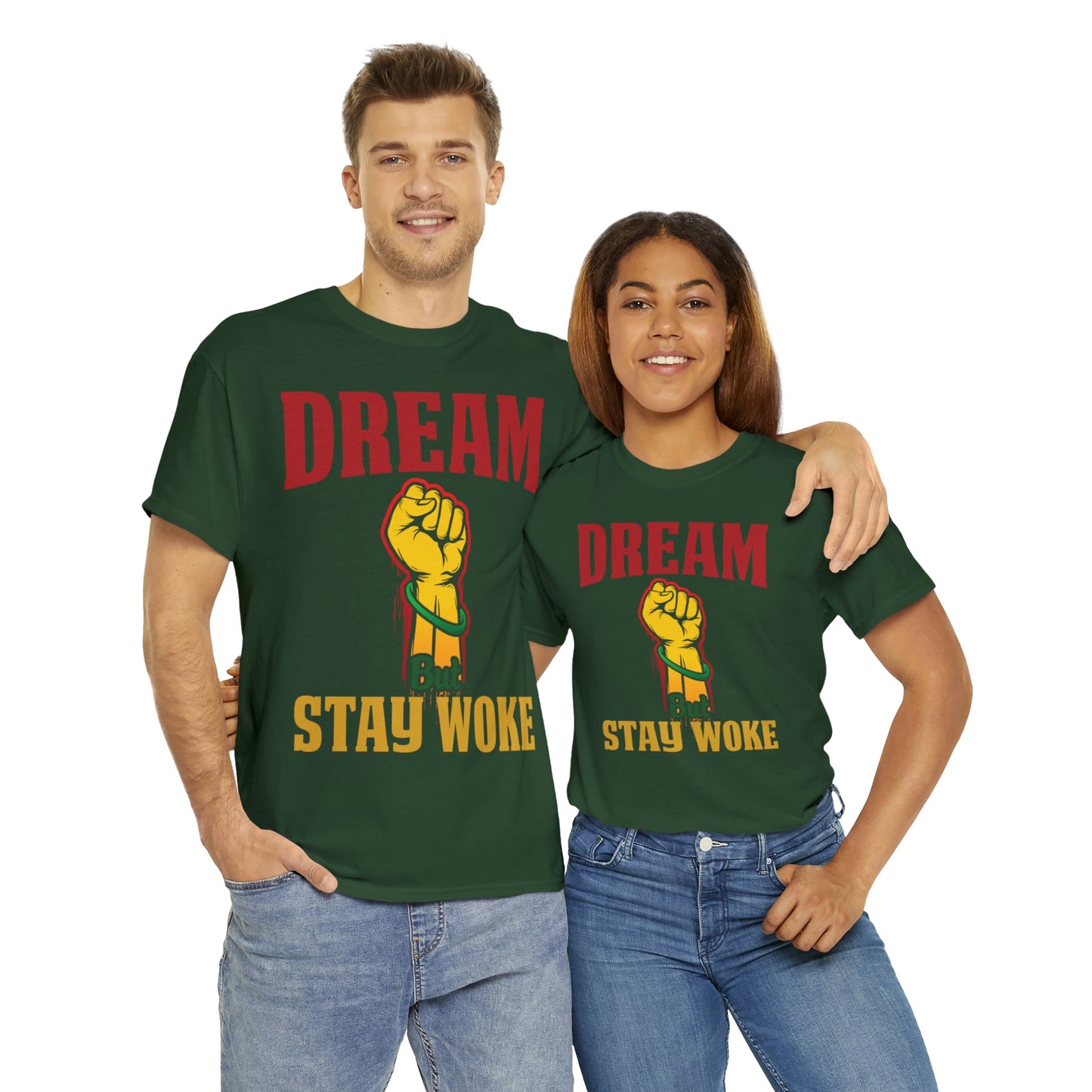 Dream/Woke Unisex Heavy Cotton Tee