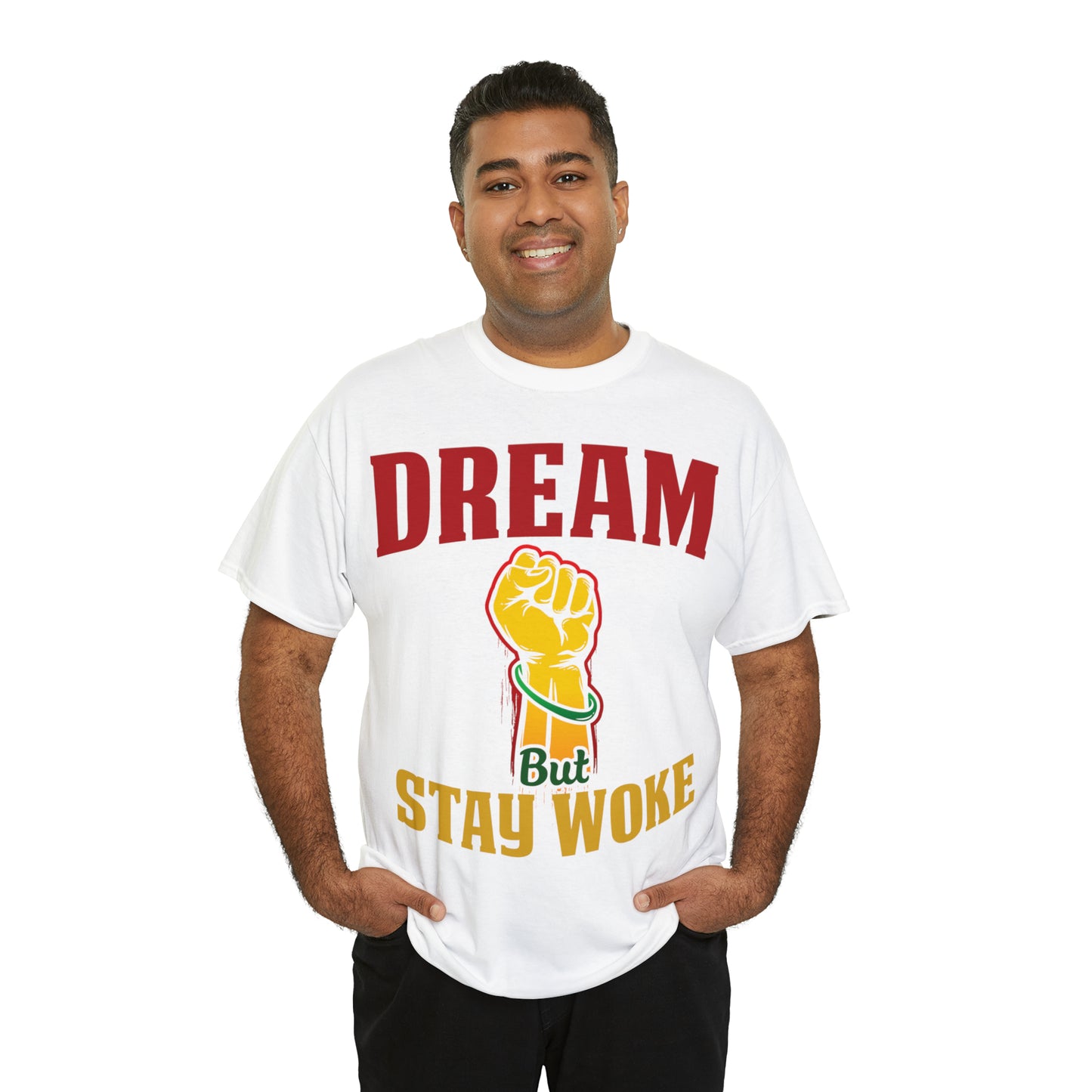 Stay Woke Unisex Heavy Cotton Tee