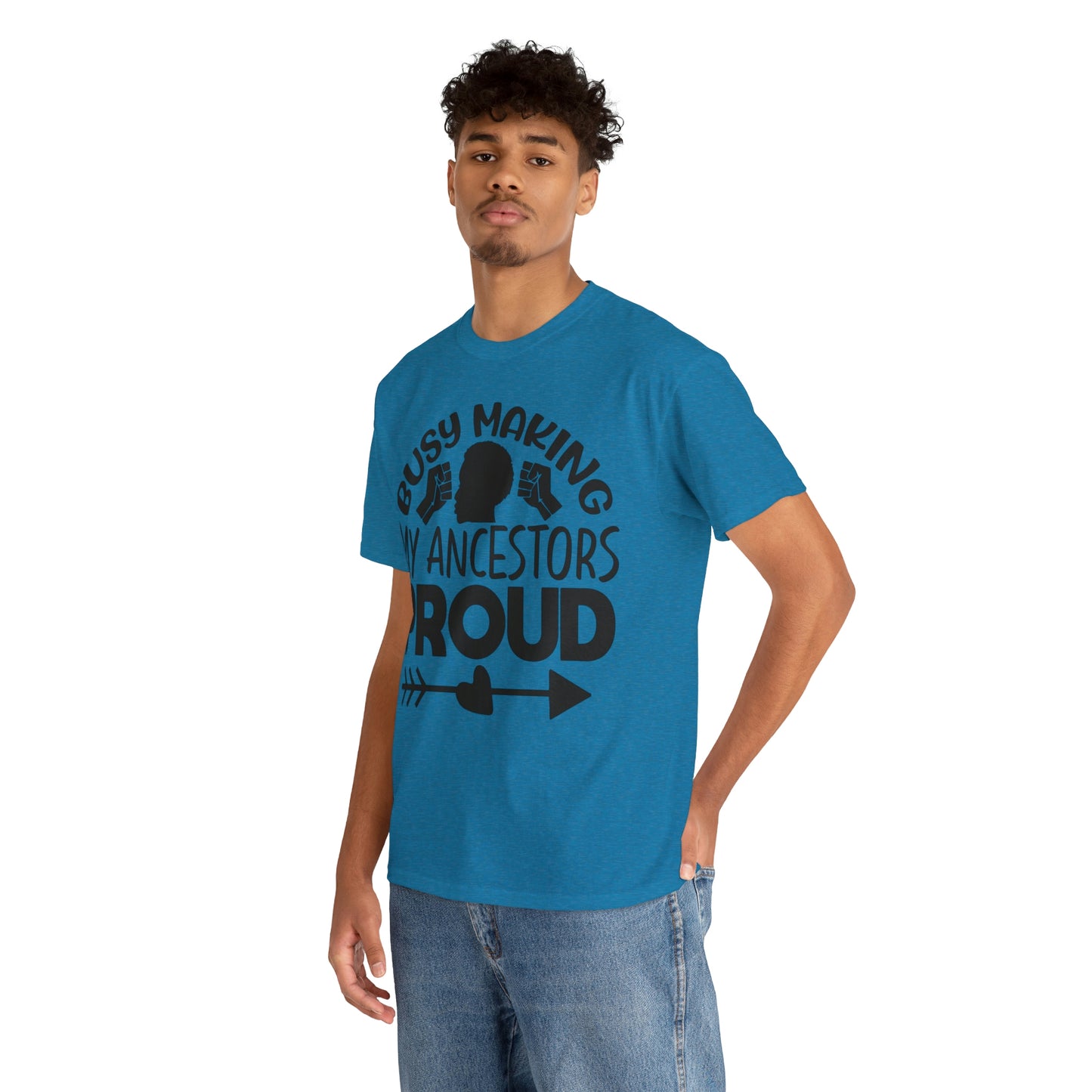 Busy Making Ancestors Unisex Heavy Cotton Tee