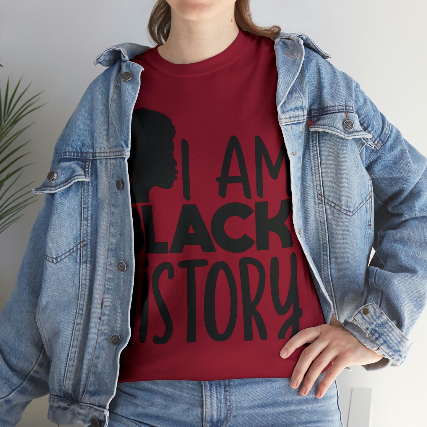 I Am Black History Unisex Heavy Cotton Tee