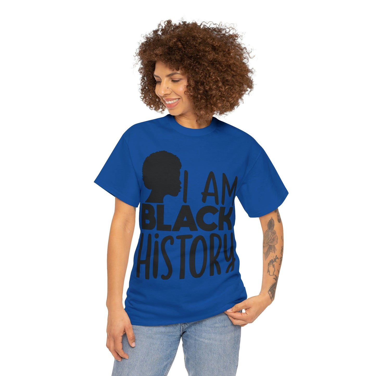 I Am Black History Unisex Heavy Cotton Tee