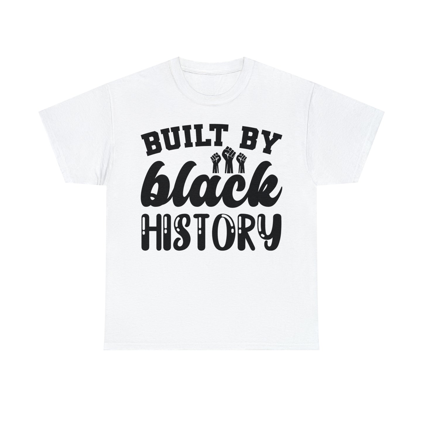 Built (Vinyl Cut-1 Color) Unisex Heavy Cotton Tee