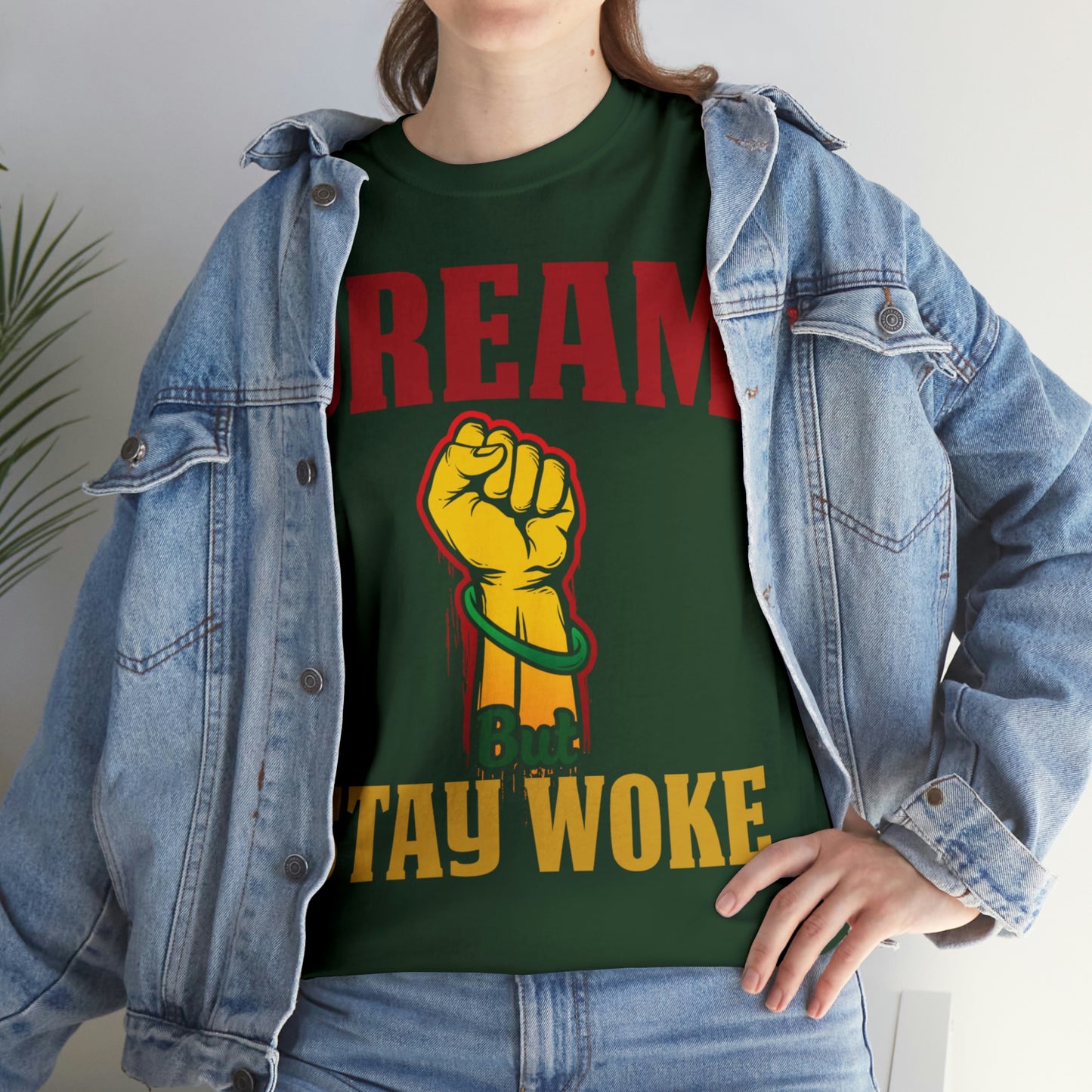 Dream/Woke Unisex Heavy Cotton Tee