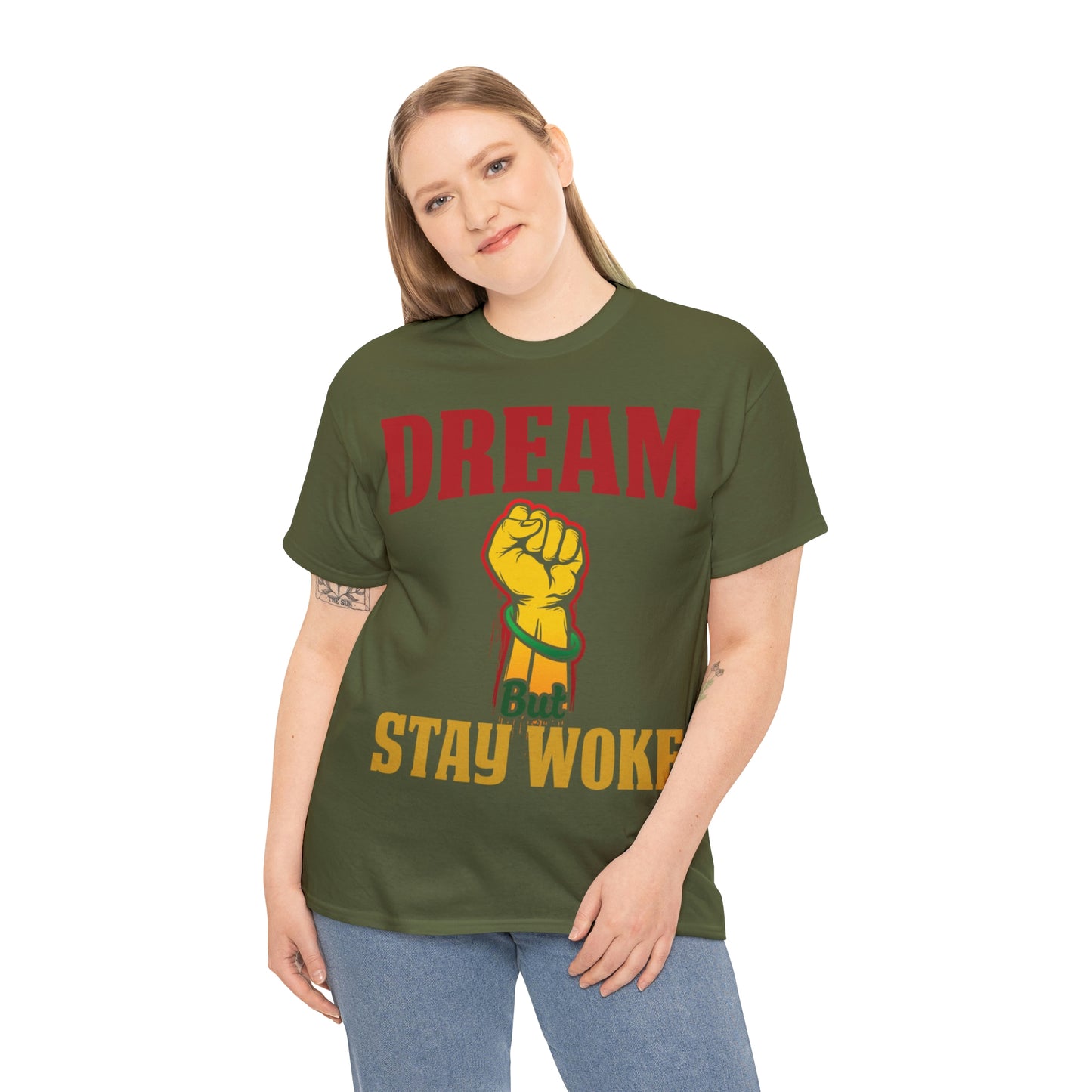 Dream/Woke Unisex Heavy Cotton Tee