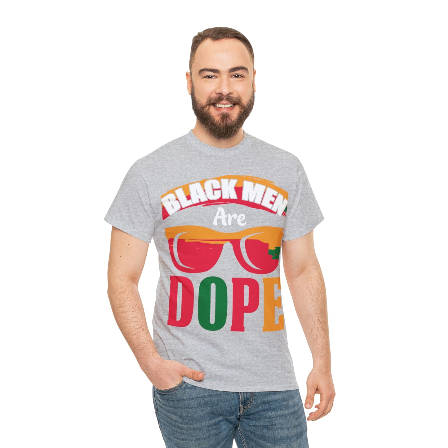 Black Man Dope Unisex Heavy Cotton Tee