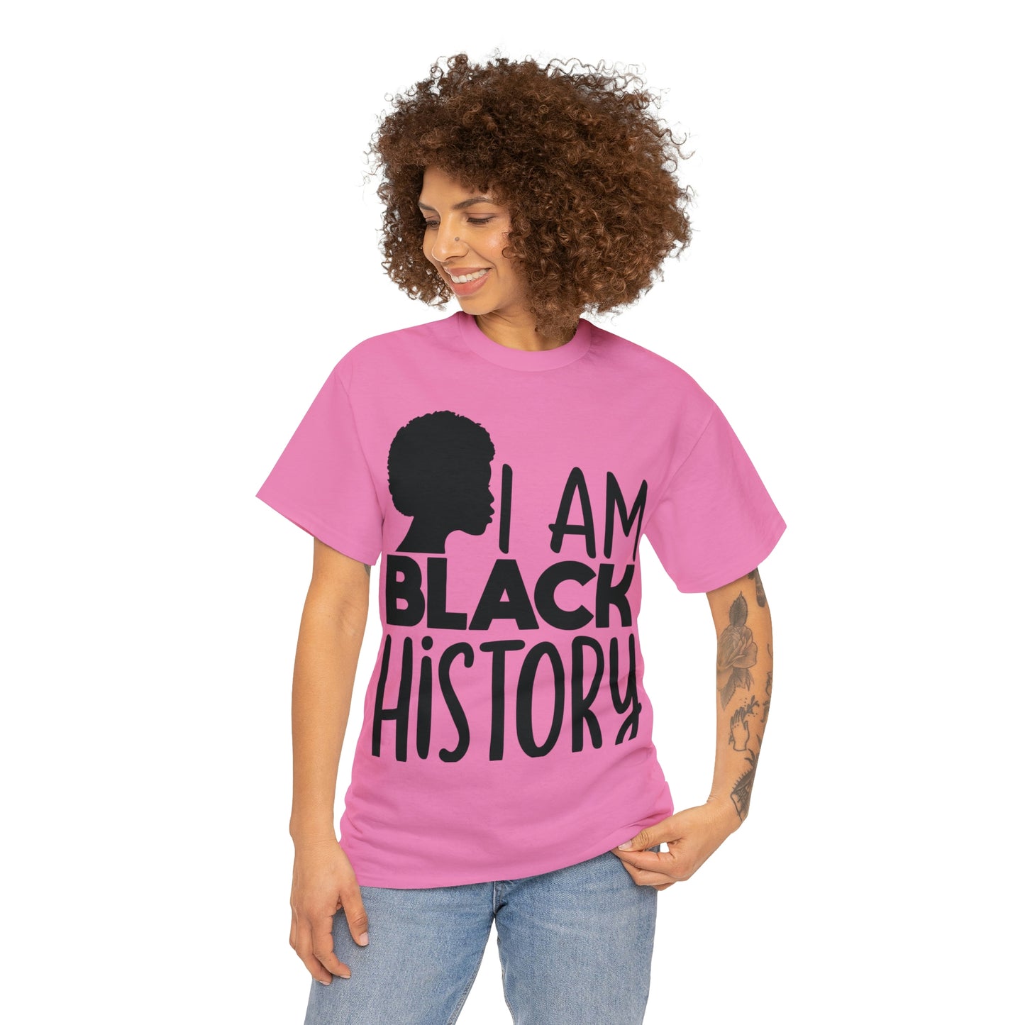 I Am Black History Unisex Heavy Cotton Tee