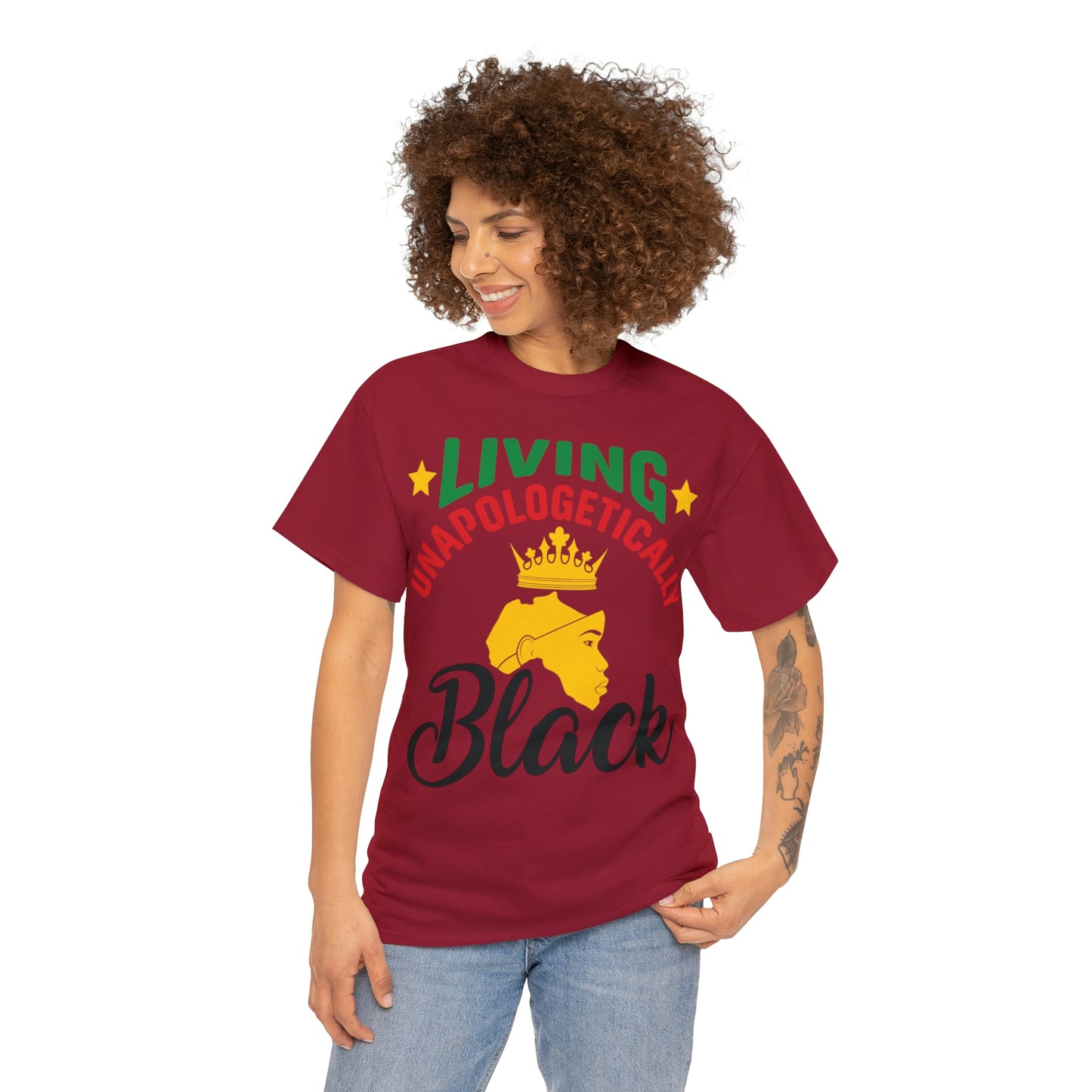 Living Unapologetically Unisex Heavy Cotton Tee