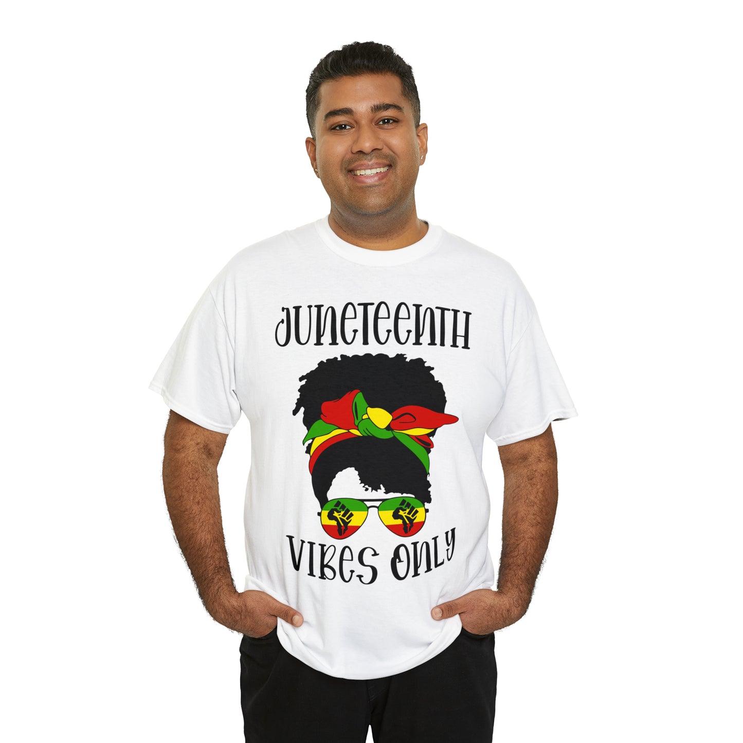 Juneteenth Vibes Unisex Heavy Cotton Tee