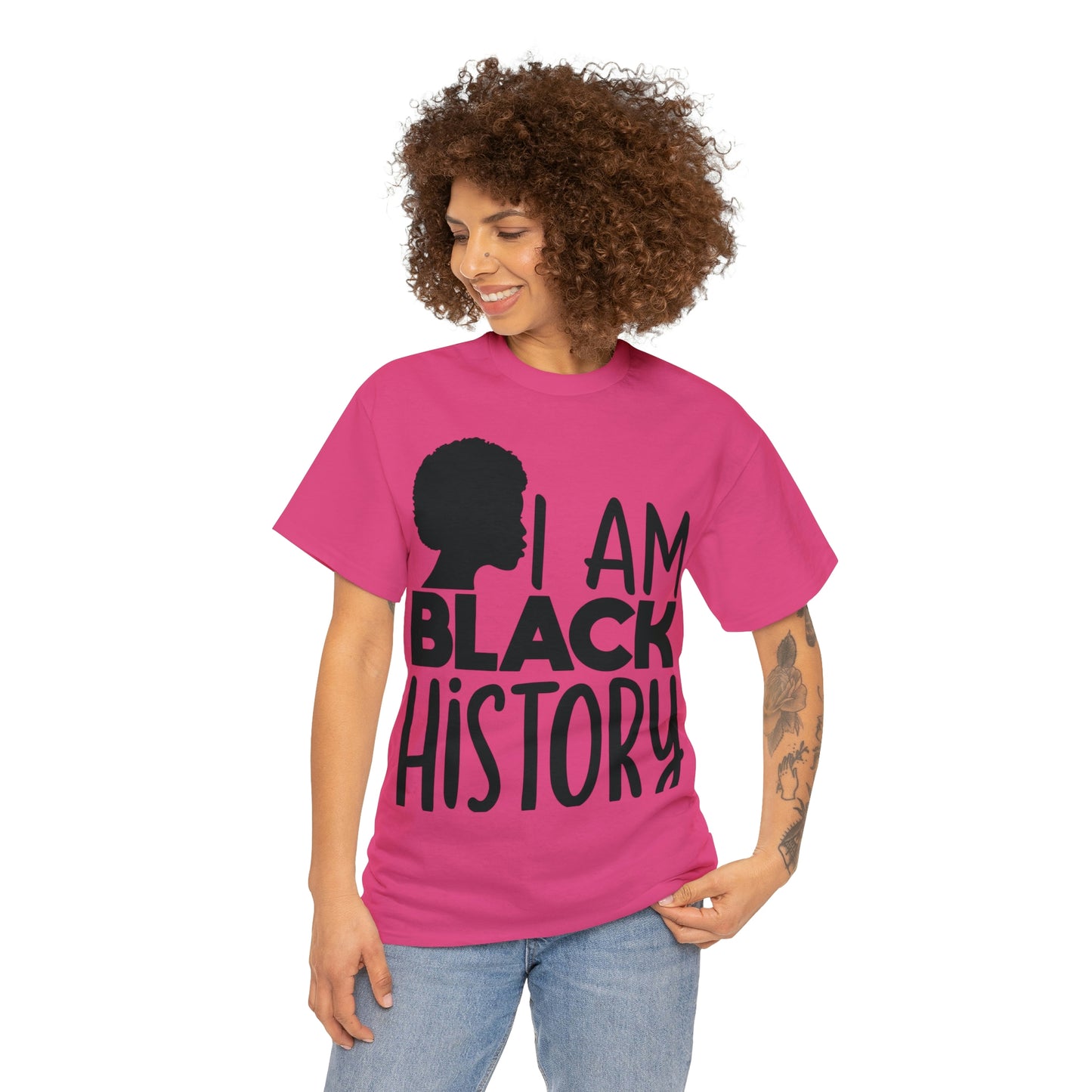 I Am Black History Unisex Heavy Cotton Tee