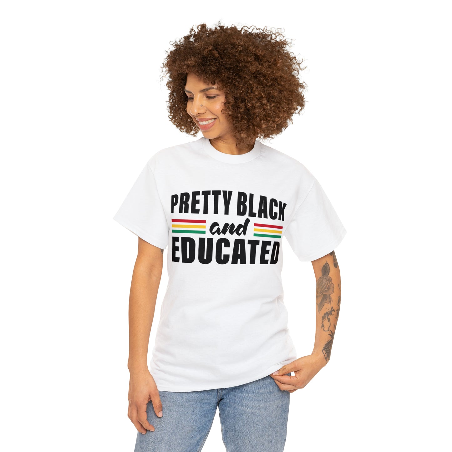 Pretty (Vinyl-4 Color) Unisex Heavy Cotton Tee