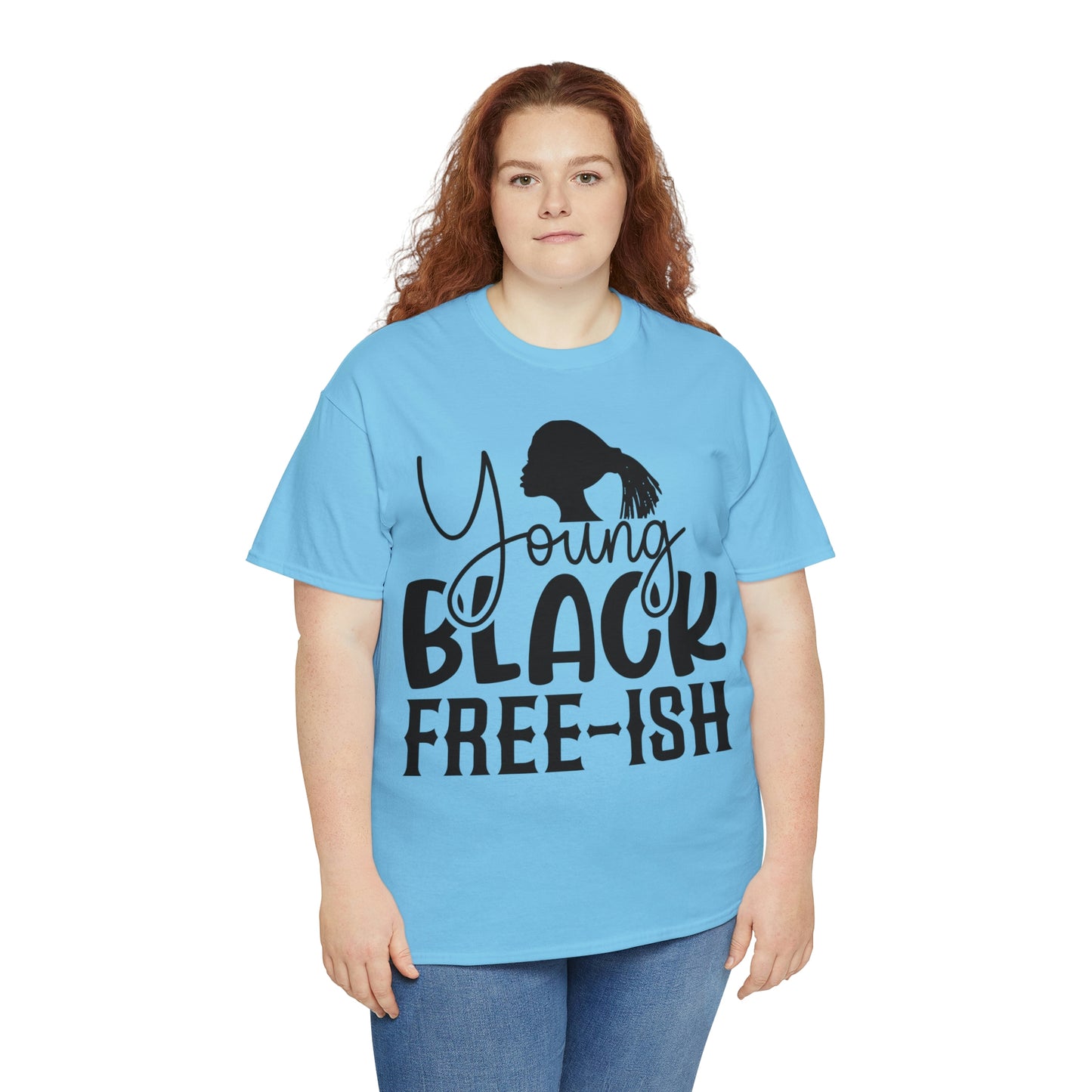 Young Black Unisex Heavy Cotton Tee