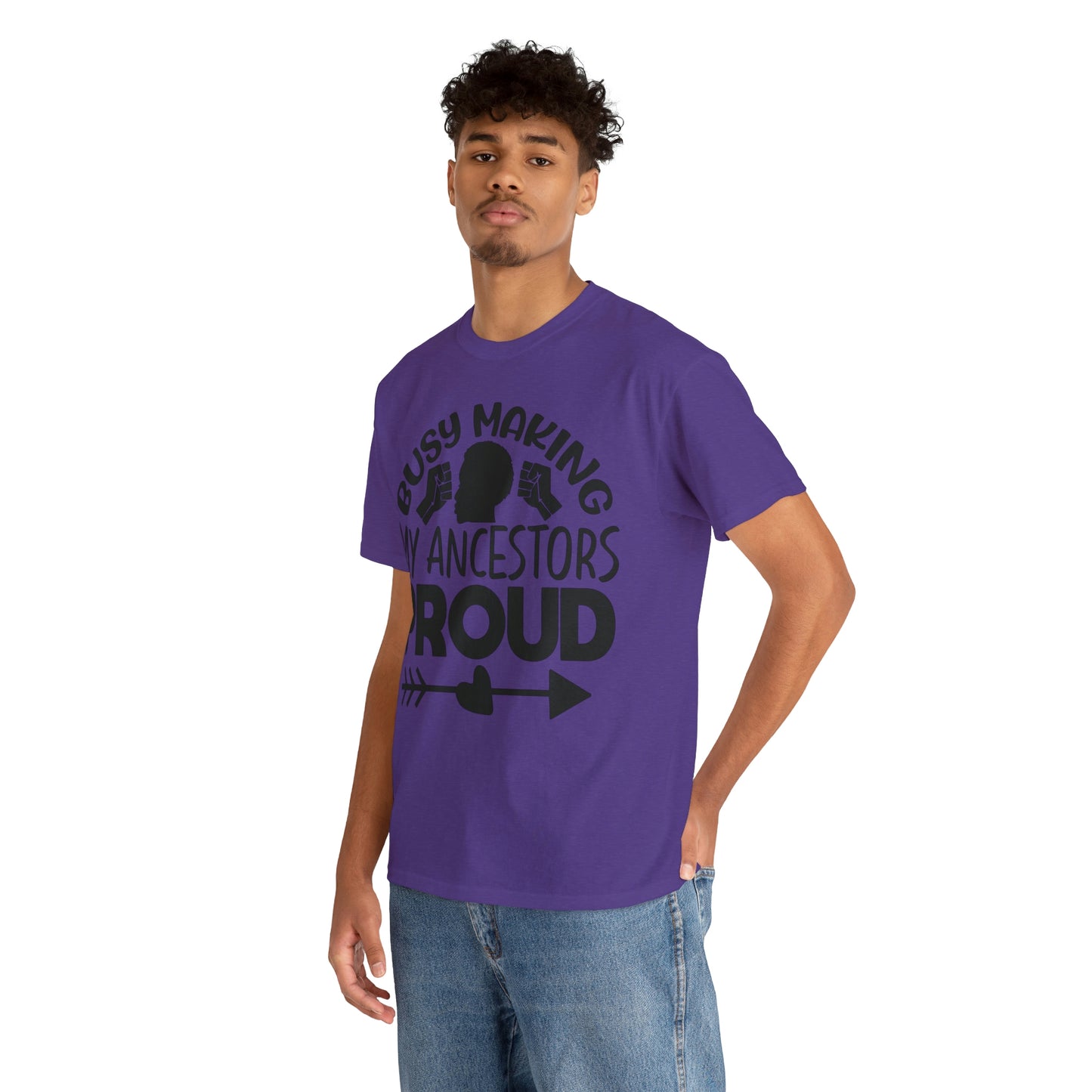 Busy Making Ancestors Unisex Heavy Cotton Tee