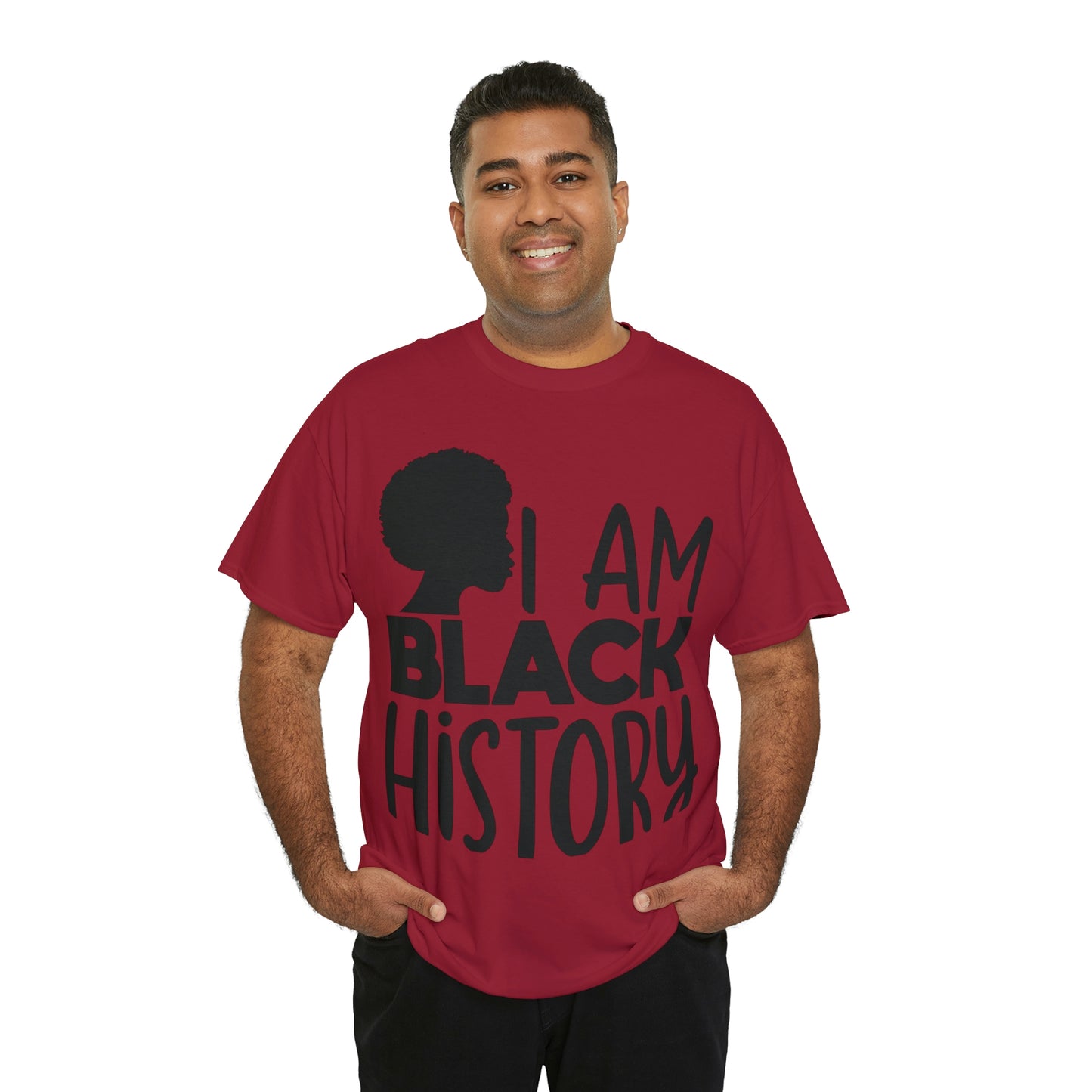 I Am Black History Unisex Heavy Cotton Tee