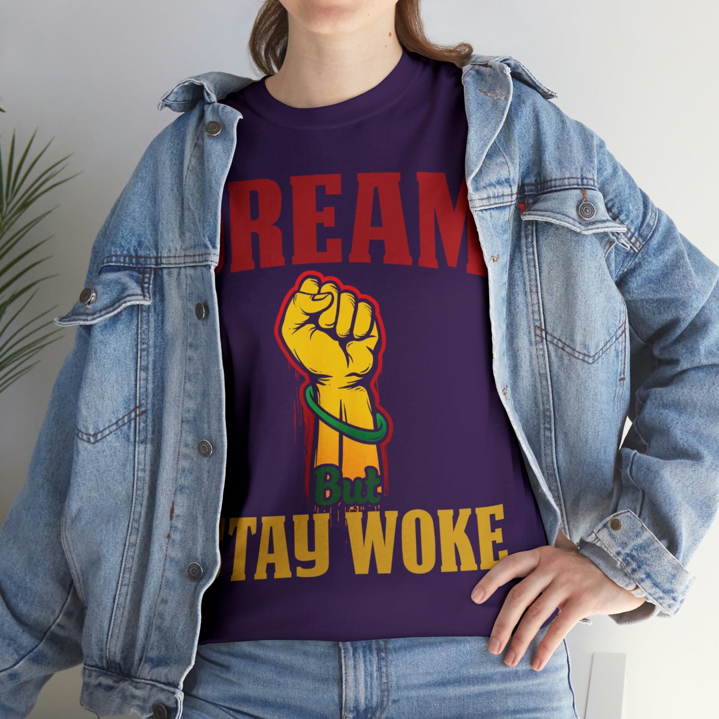 Dream/Woke Unisex Heavy Cotton Tee