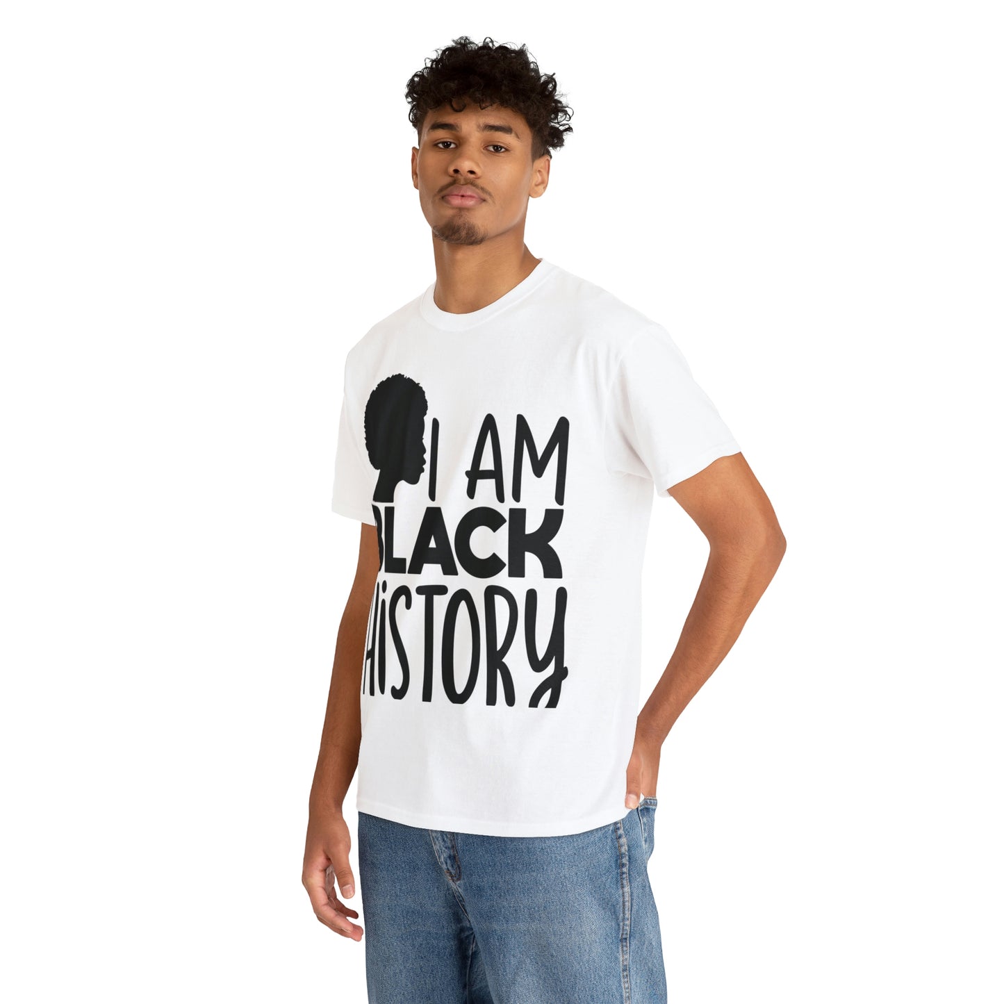 I Am Black History Unisex Heavy Cotton Tee