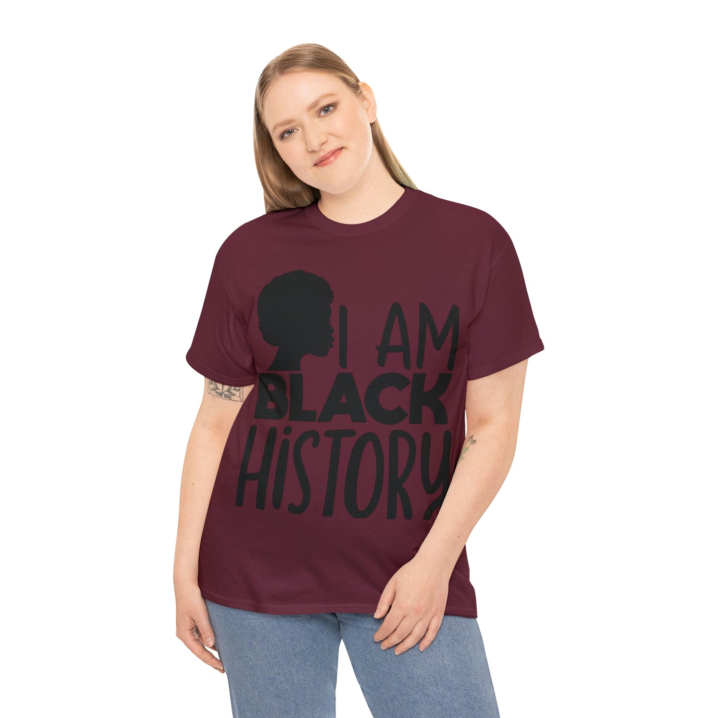 I Am Black History Unisex Heavy Cotton Tee