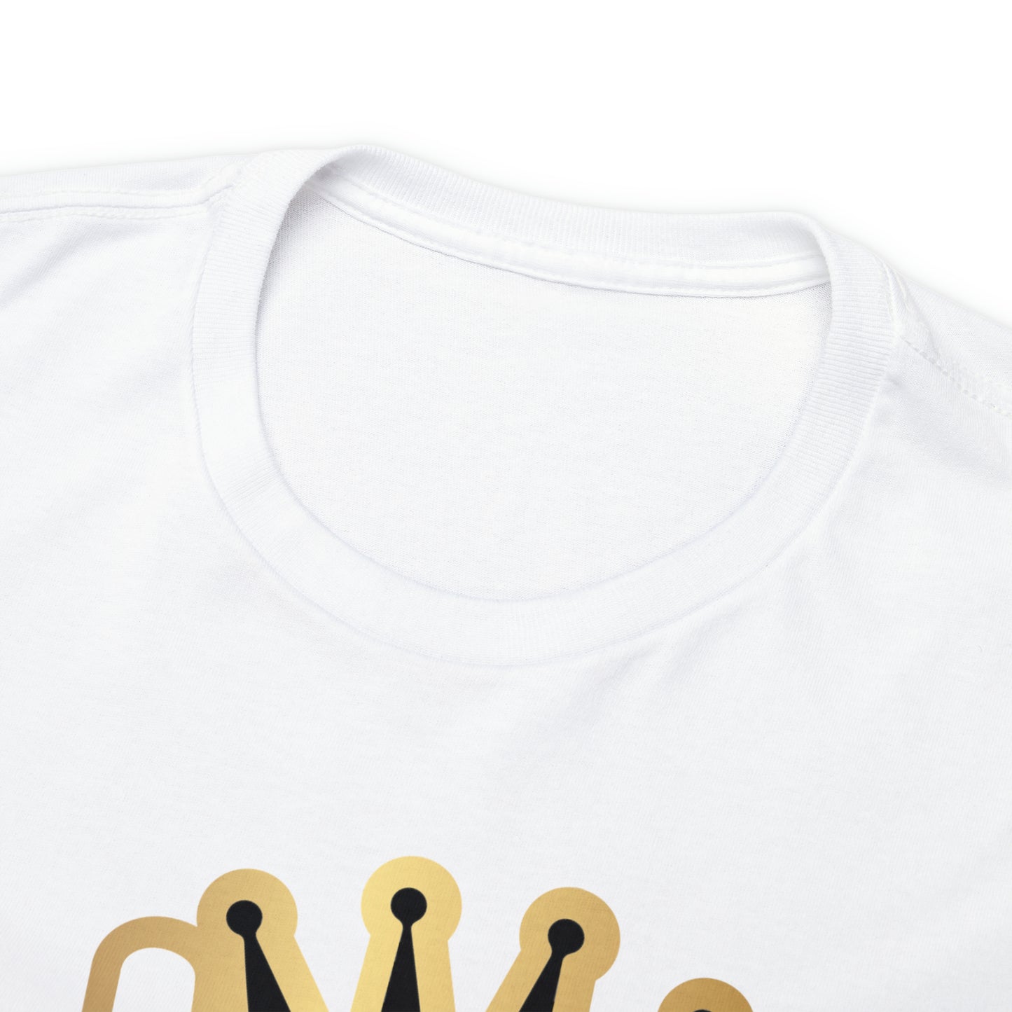 Leo King (Vinyl Cut-Specialty Foil) Print Unisex Heavy Cotton Tee