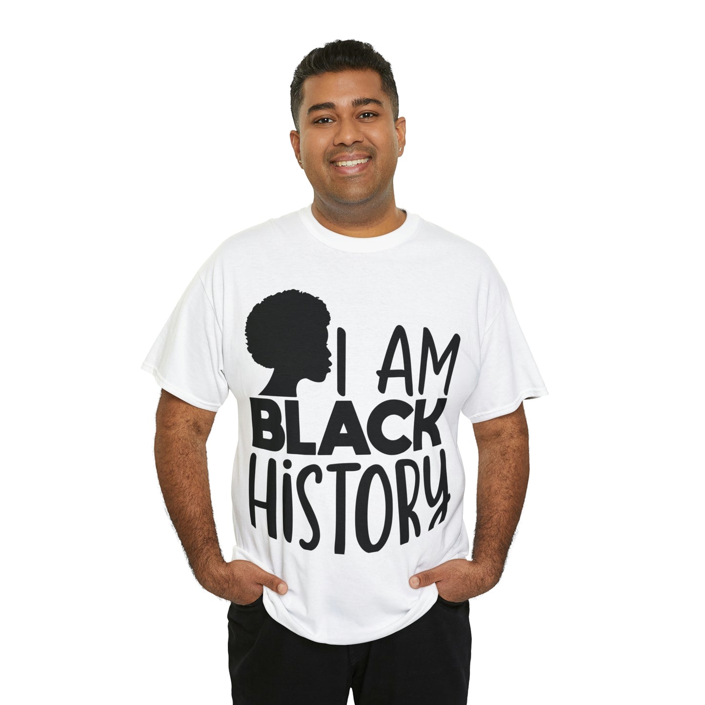 I Am Black History Unisex Heavy Cotton Tee