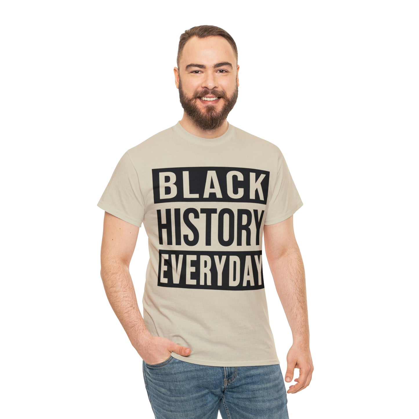 Black History Everyday Unisex Heavy Cotton Tee