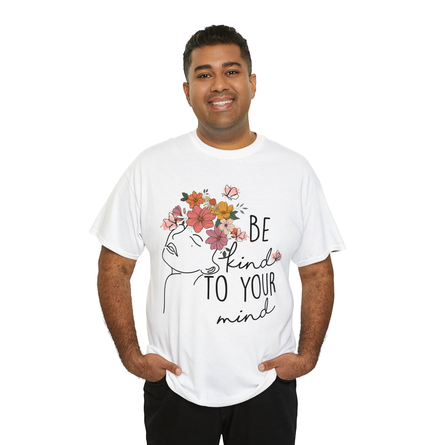 Be Kind to Your Mind Unisex Heavy Cotton Tee