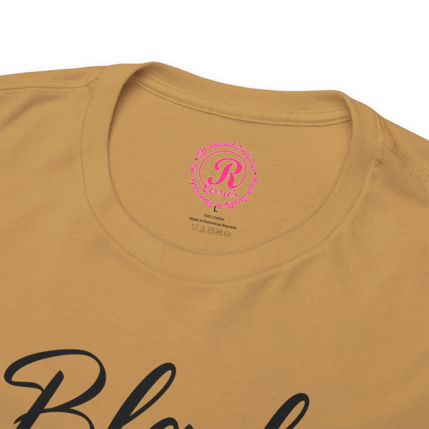 Black Father Script Unisex Heavy Cotton Tee