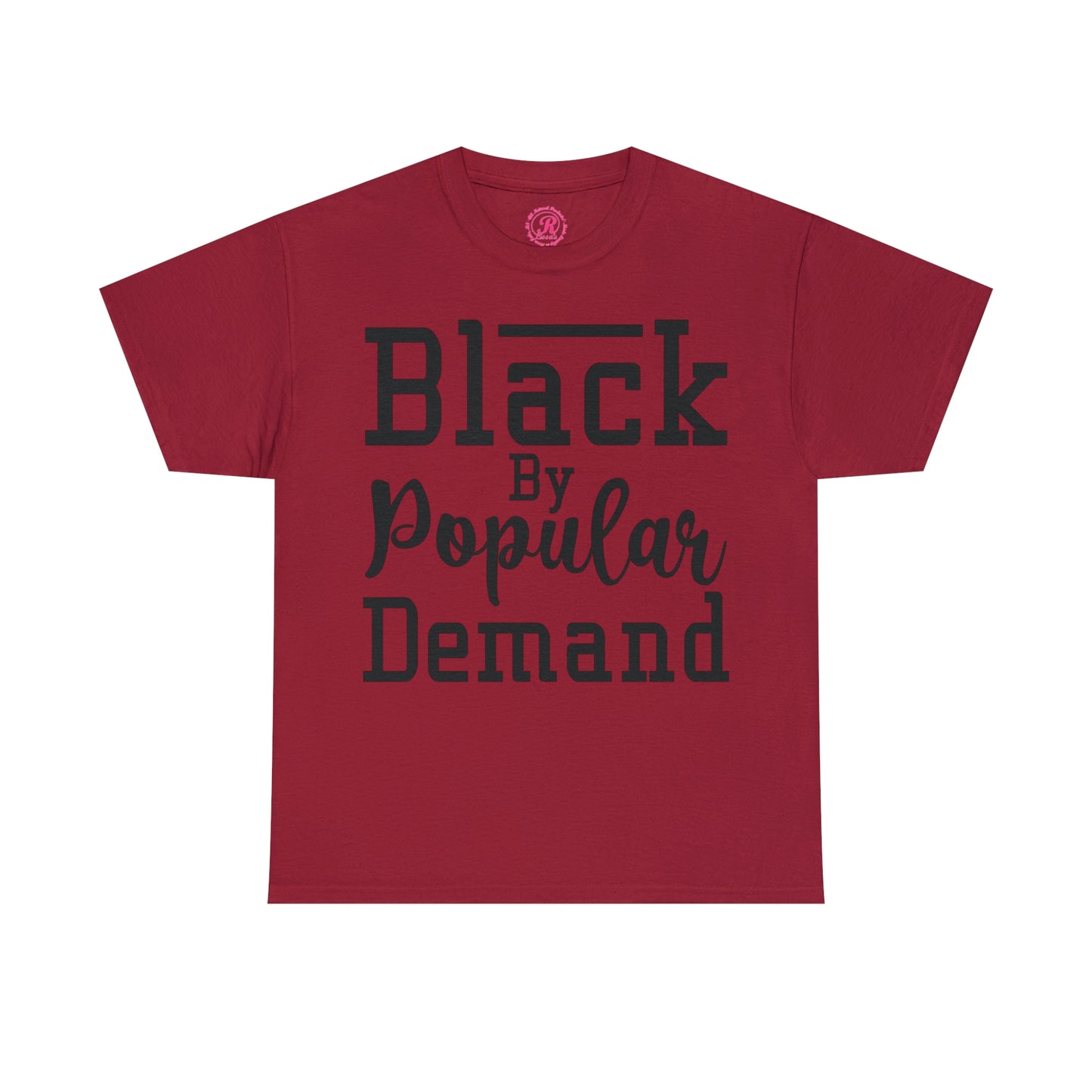 Black Popular Unisex Heavy Cotton Tee