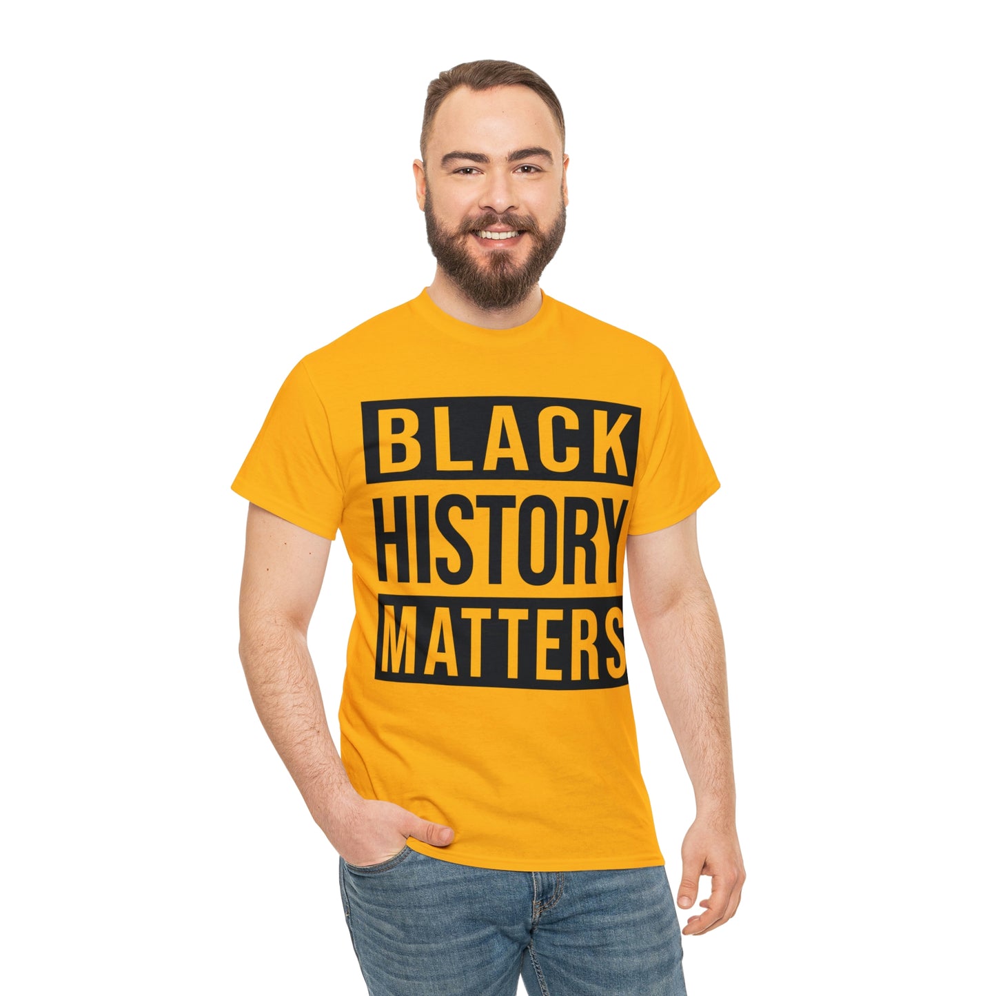 Black History Matters Unisex Heavy Cotton Tee