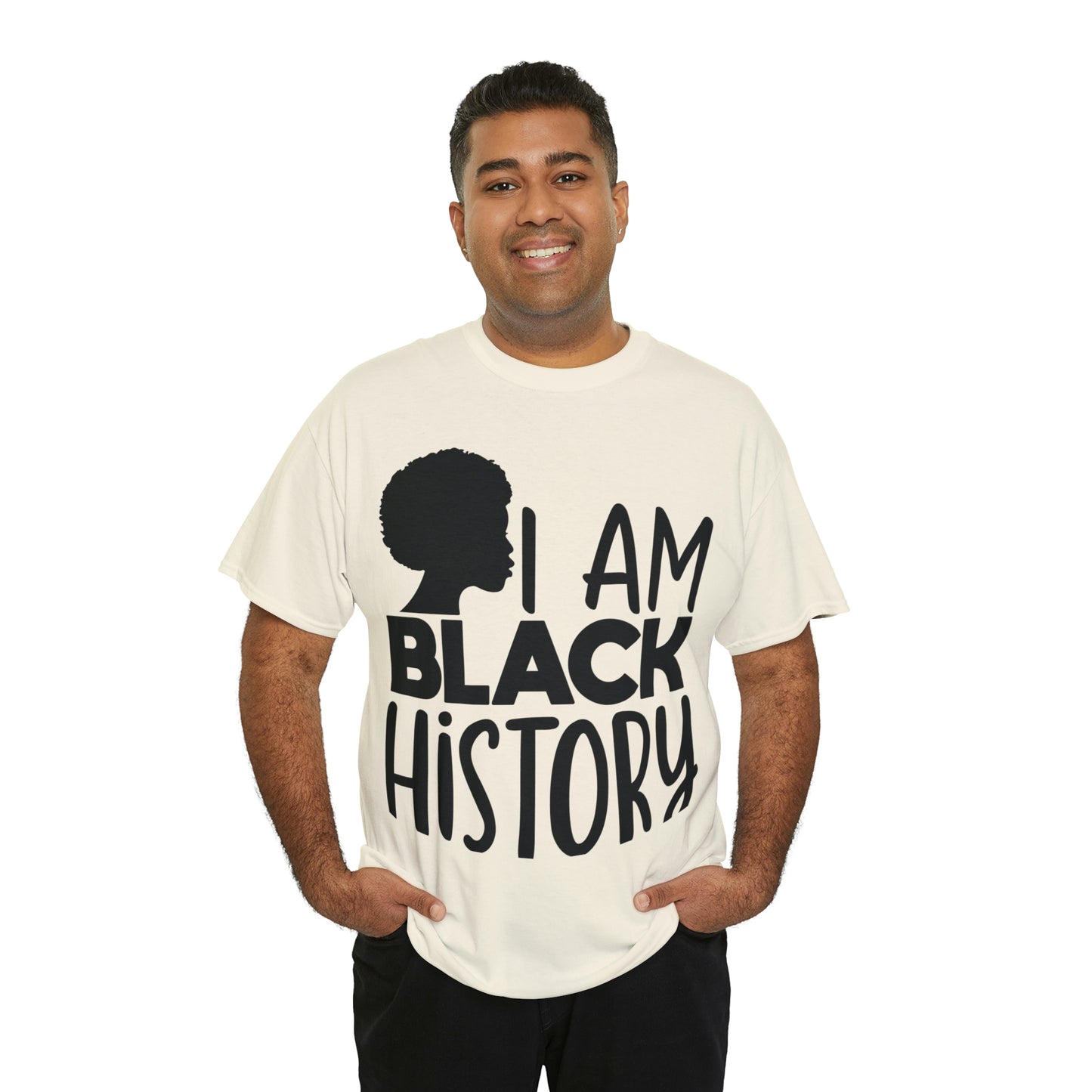 I Am Black History Unisex Heavy Cotton Tee