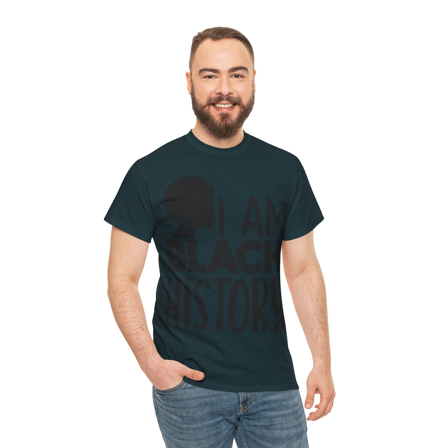 I Am Black History Unisex Heavy Cotton Tee