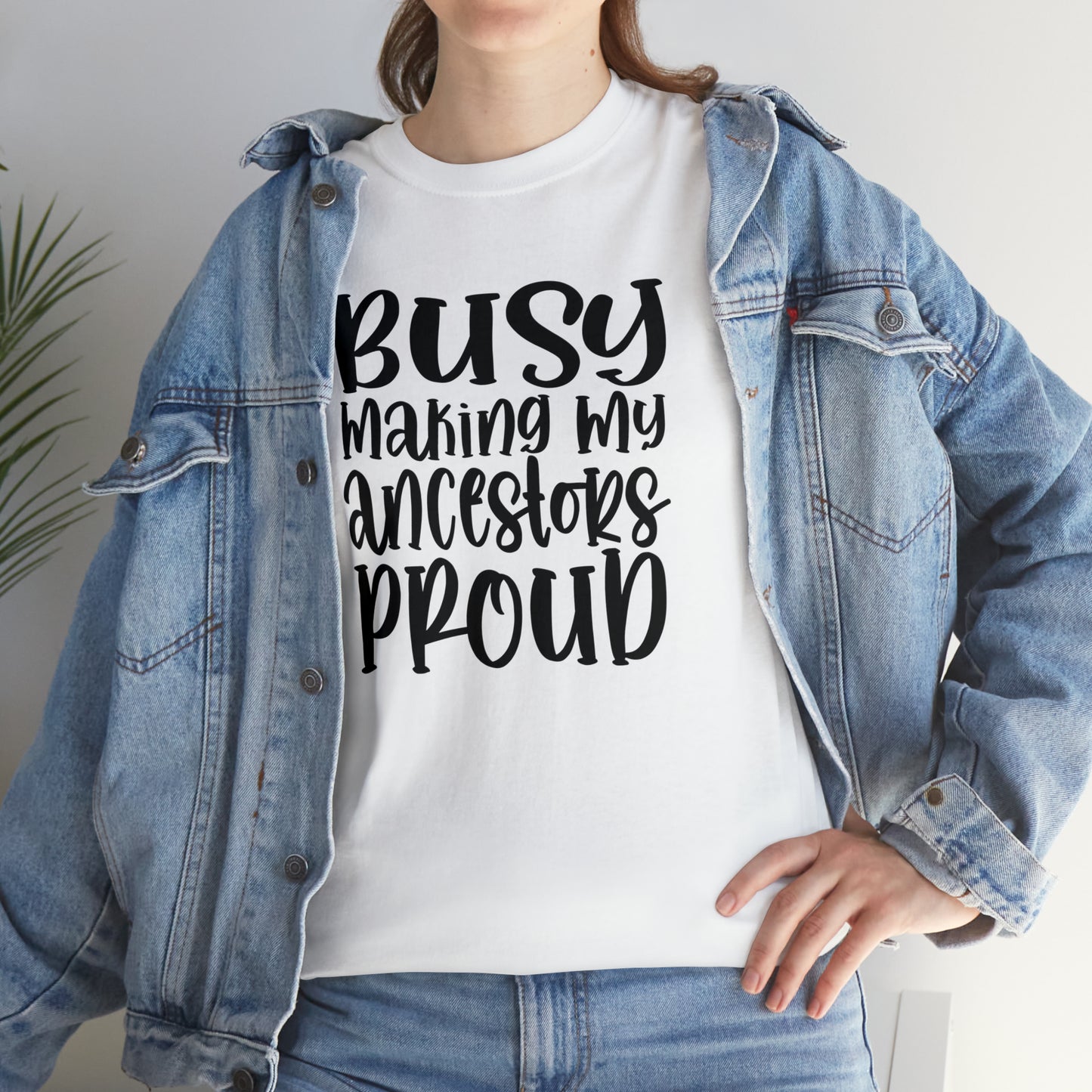 Proud (Vinyl Cut-1 color) Unisex Heavy Cotton Tee