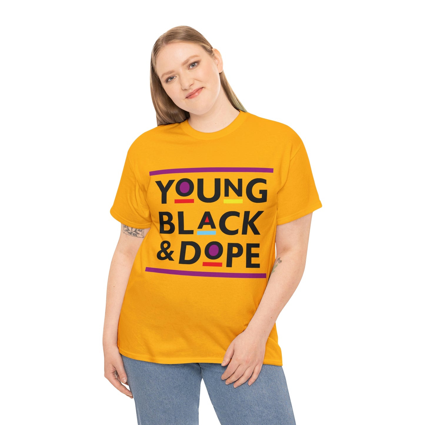 Young black & Dope Unisex Heavy Cotton Tee