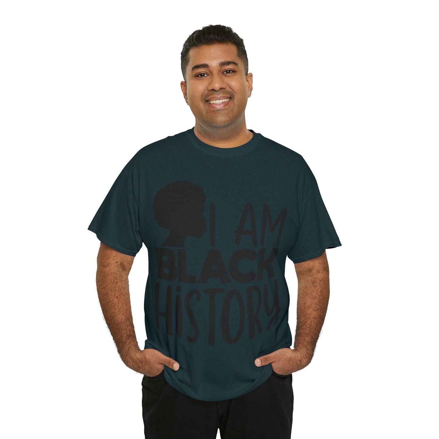 I Am Black History Unisex Heavy Cotton Tee