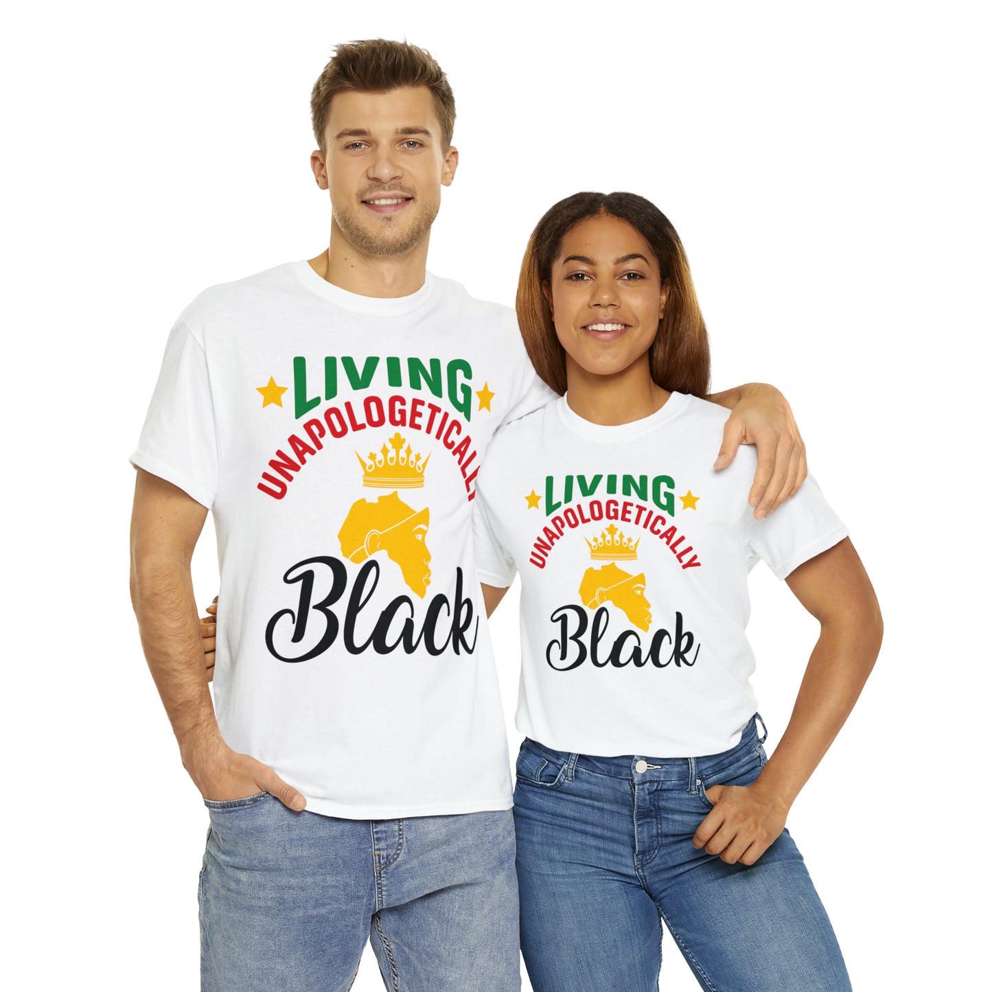 Unapolegetic (Vinyl Cut-4 color) Unisex Heavy Cotton Tee