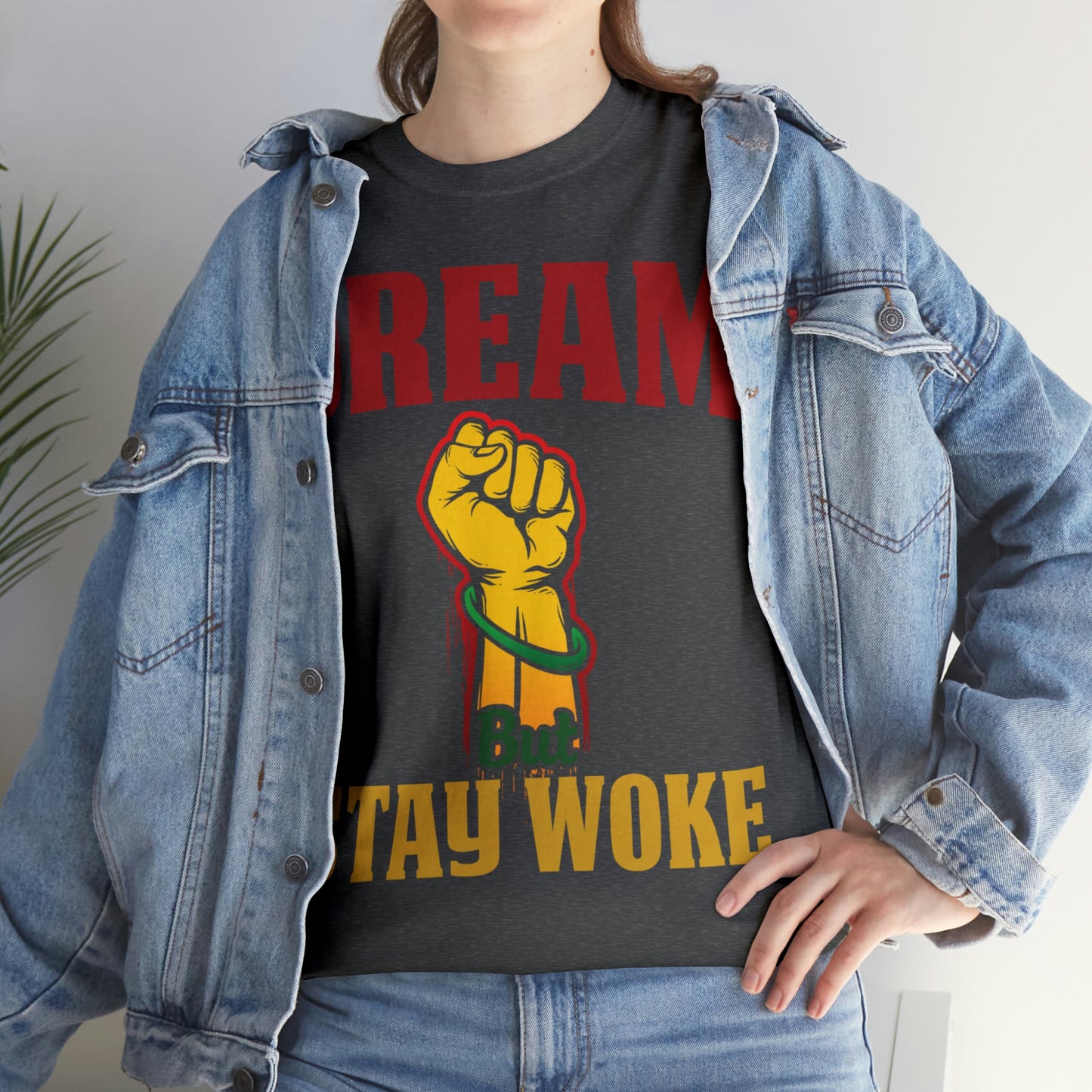 Dream/Woke Unisex Heavy Cotton Tee