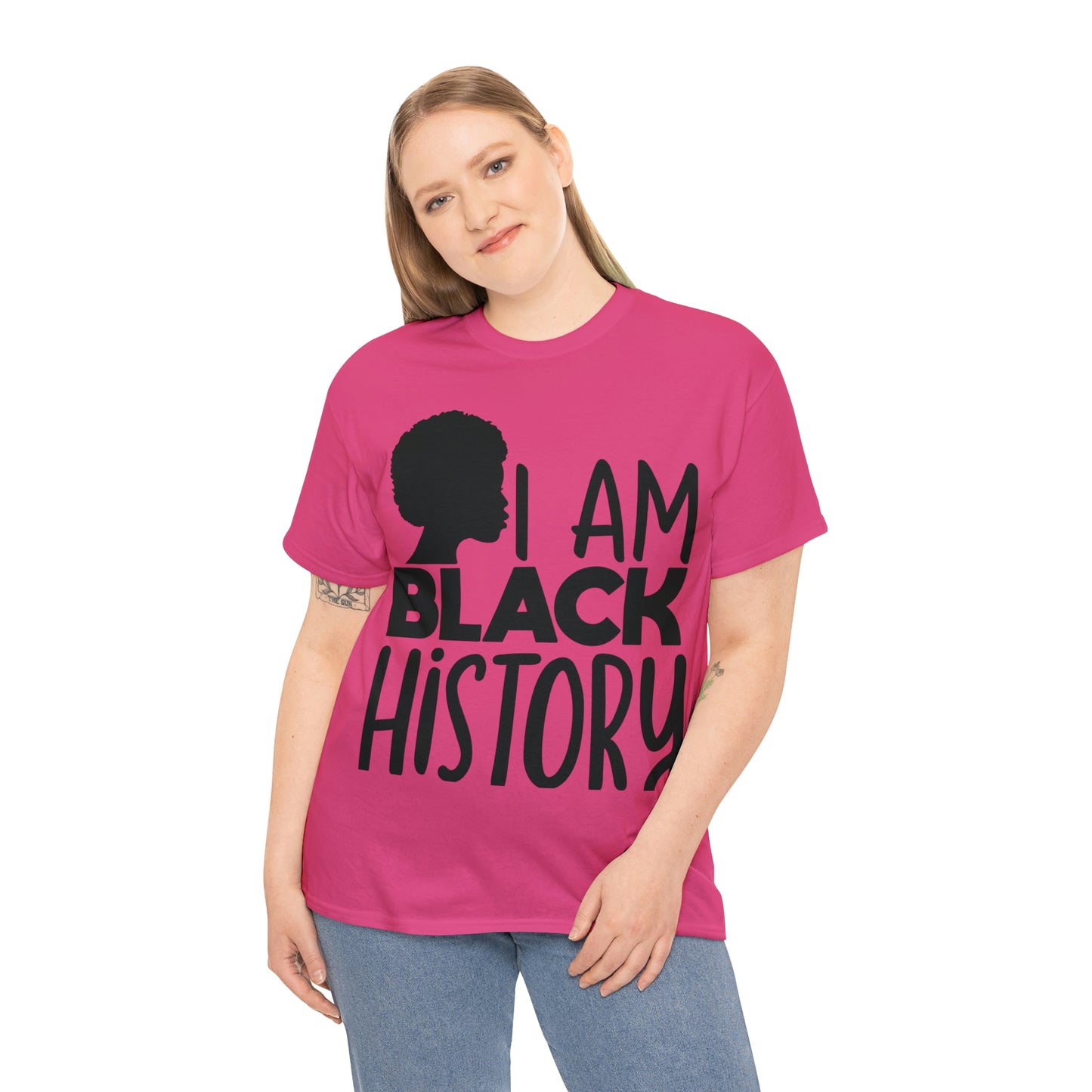 I Am Black History Unisex Heavy Cotton Tee