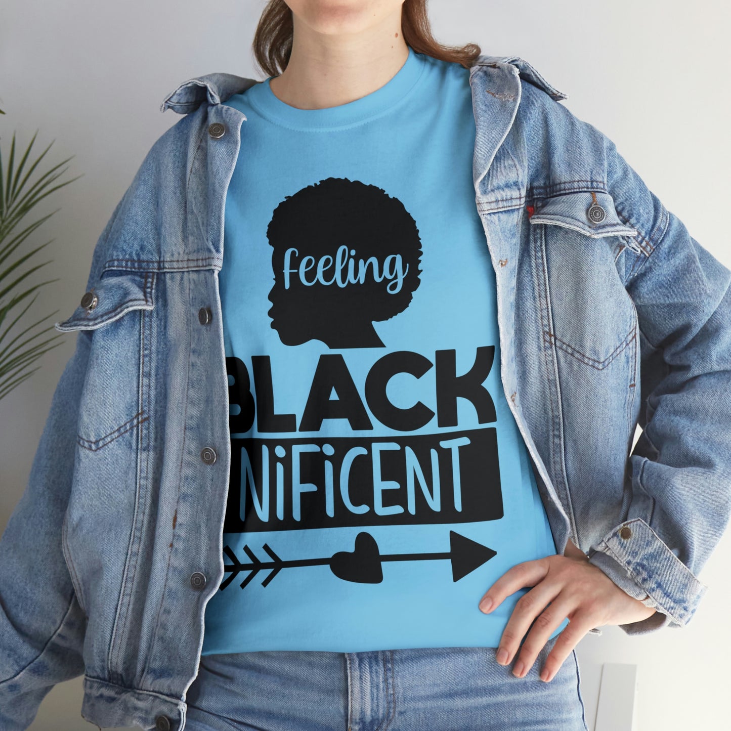 Feeling Blacknificent Unisex Heavy Cotton Tee