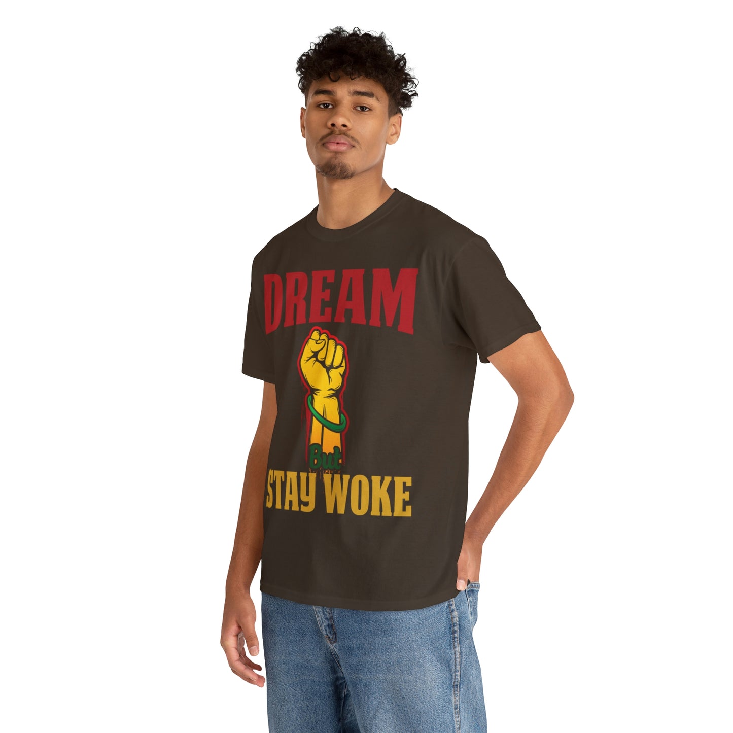 Dream/Woke Unisex Heavy Cotton Tee