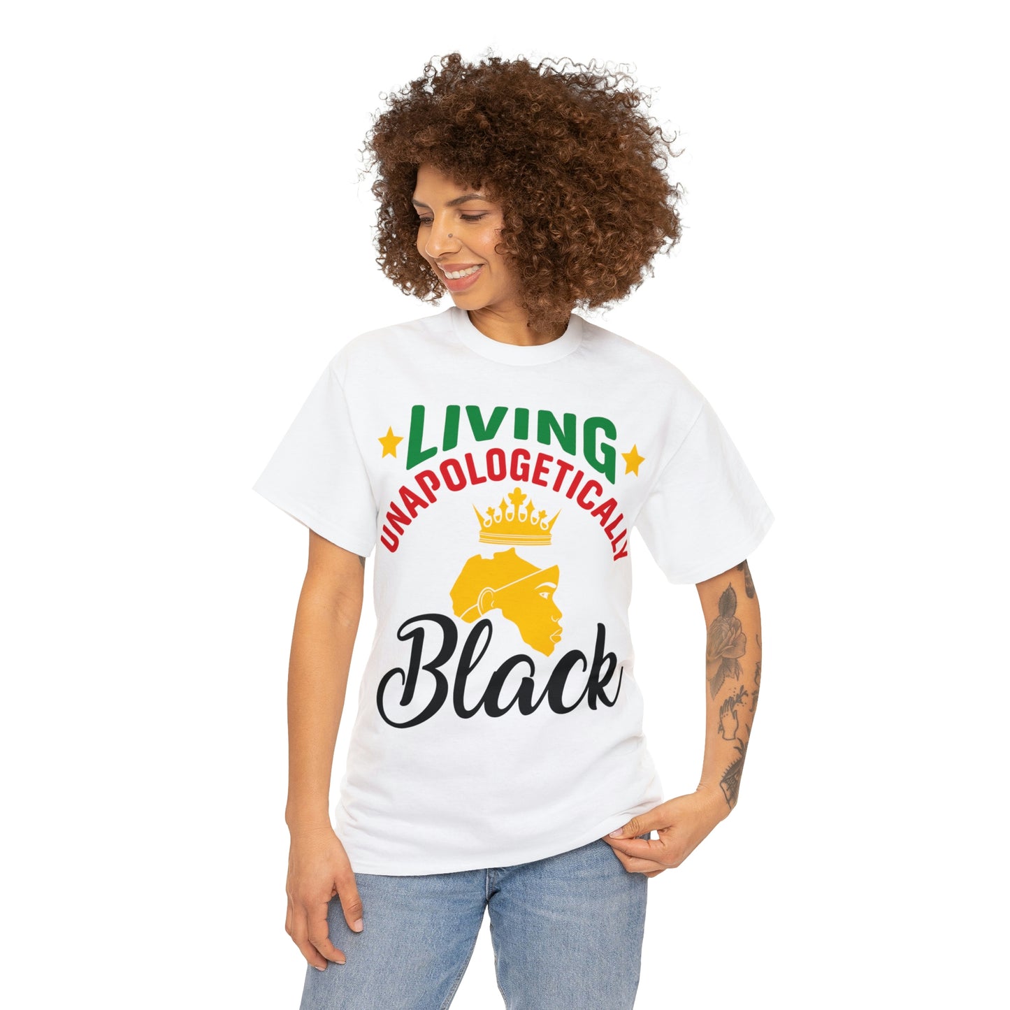 Living Unapologetically Unisex Heavy Cotton Tee