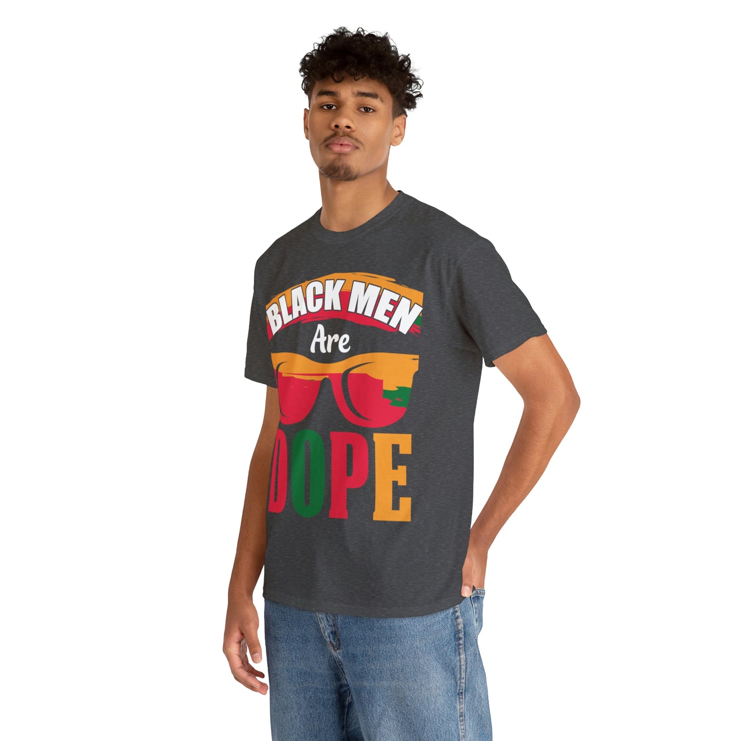 Black Man Dope Unisex Heavy Cotton Tee